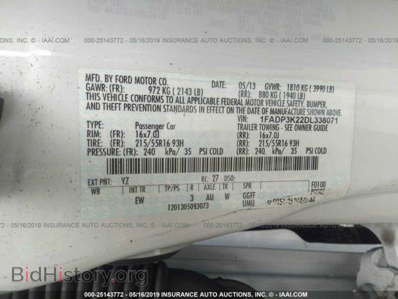2013 Ford FOCUS (VIN 1FADP3K22DL338071) — photo 9 of 10