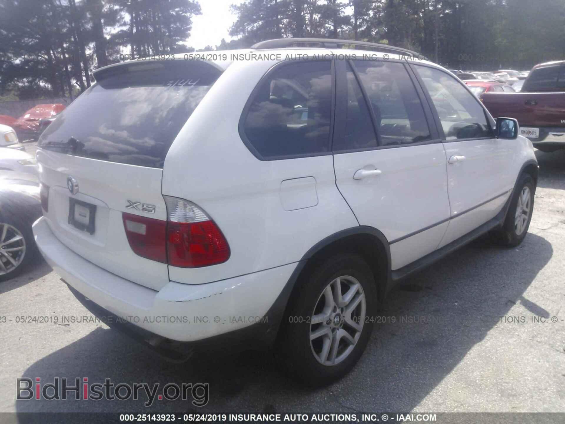 2005 BMW X5 - VIN: 5UXFA13545LY03144 - Фото 4