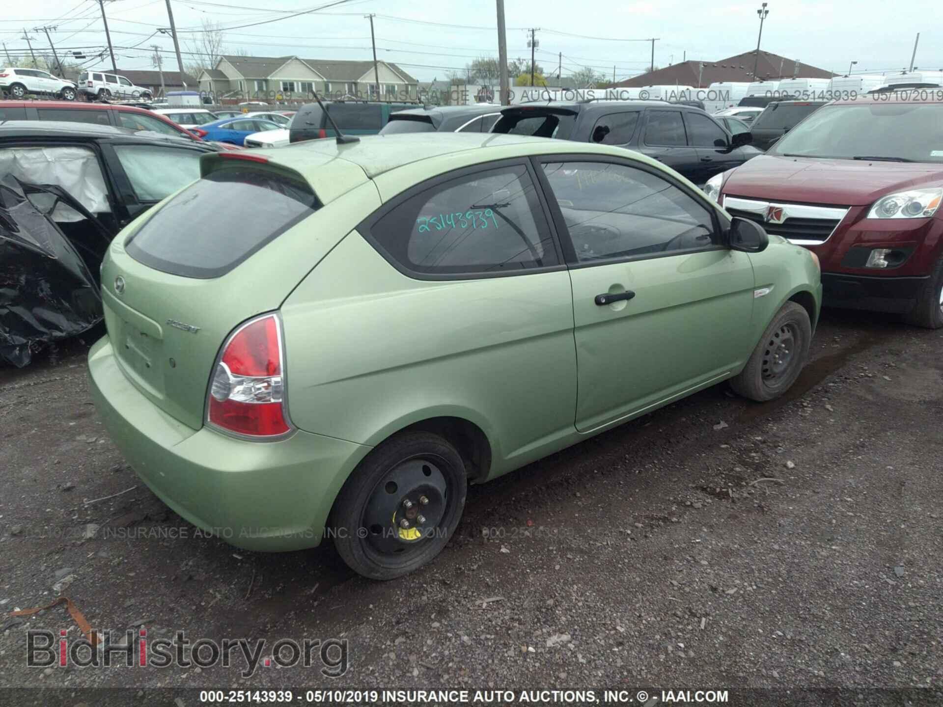 2008 HYUNDAI ACCENT - VIN: KMHCM36C28U101271 - Фото 4