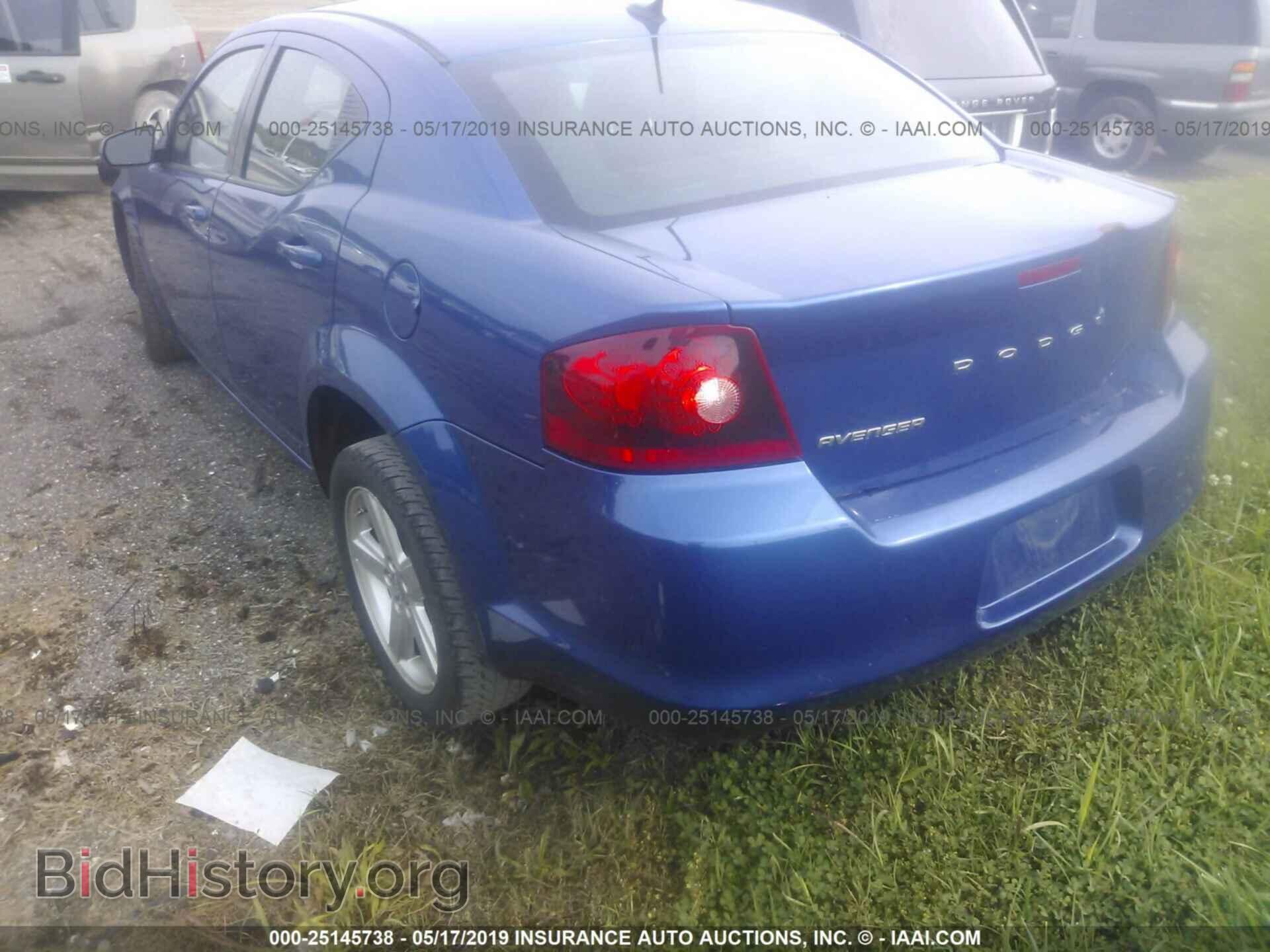 2013 DODGE AVENGER - VIN: 1C3CDZAB7DN537497 - Фото 3