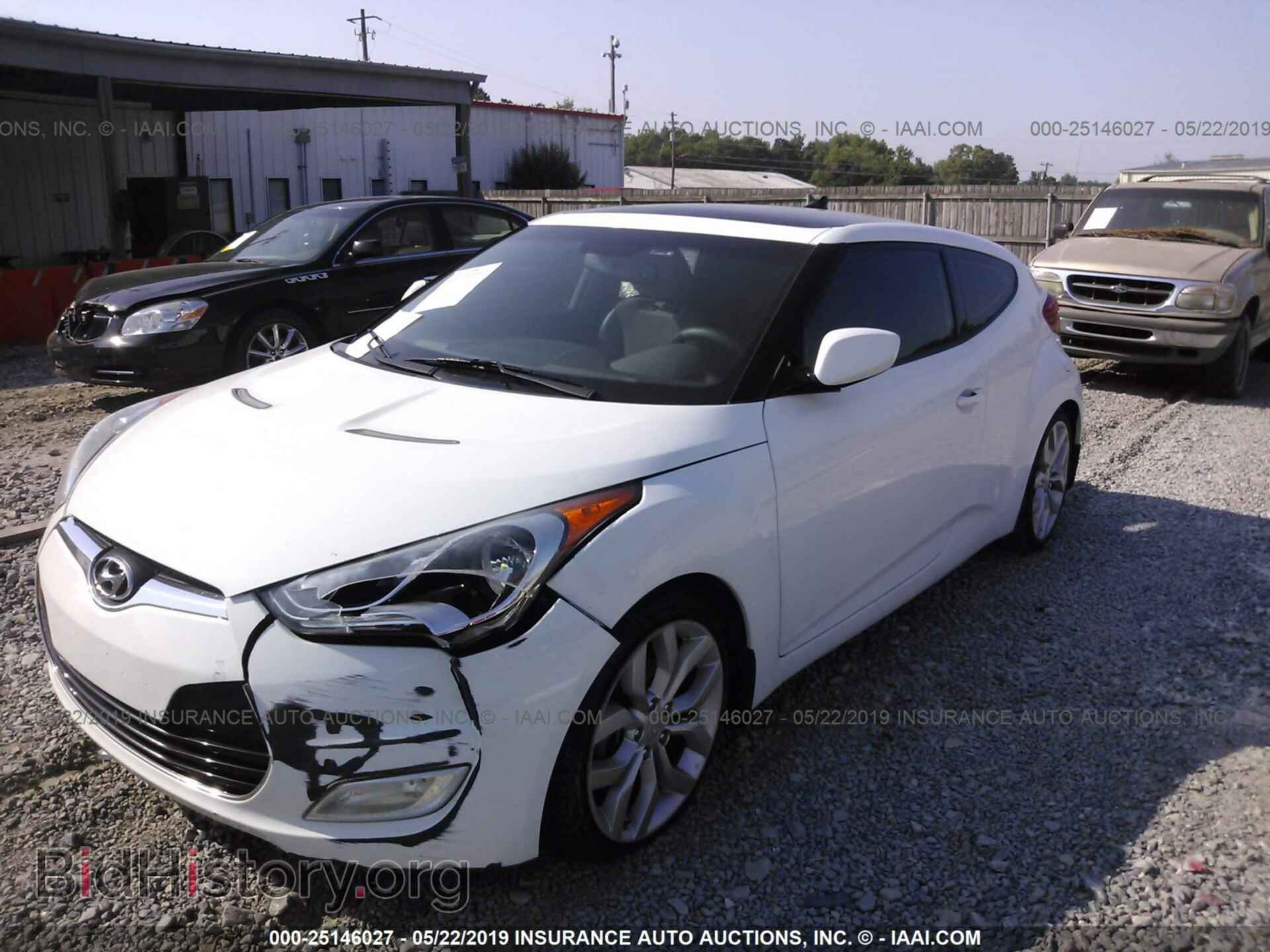 2013 HYUNDAI VELOSTER - VIN: KMHTC6AD2DU146466 - Фото 2