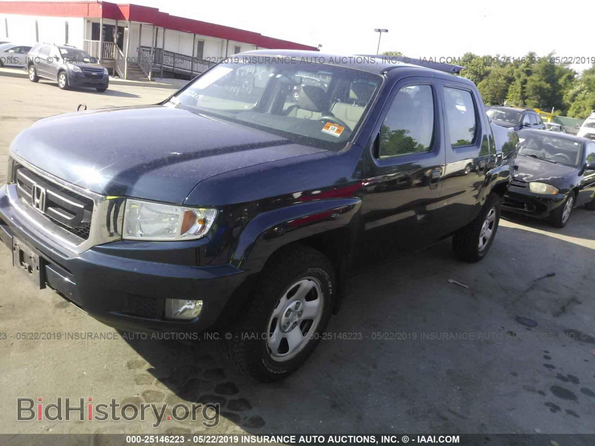 2011 HONDA RIDGELINE - VIN: 5FPYK1F27BB005056 - Фото 2