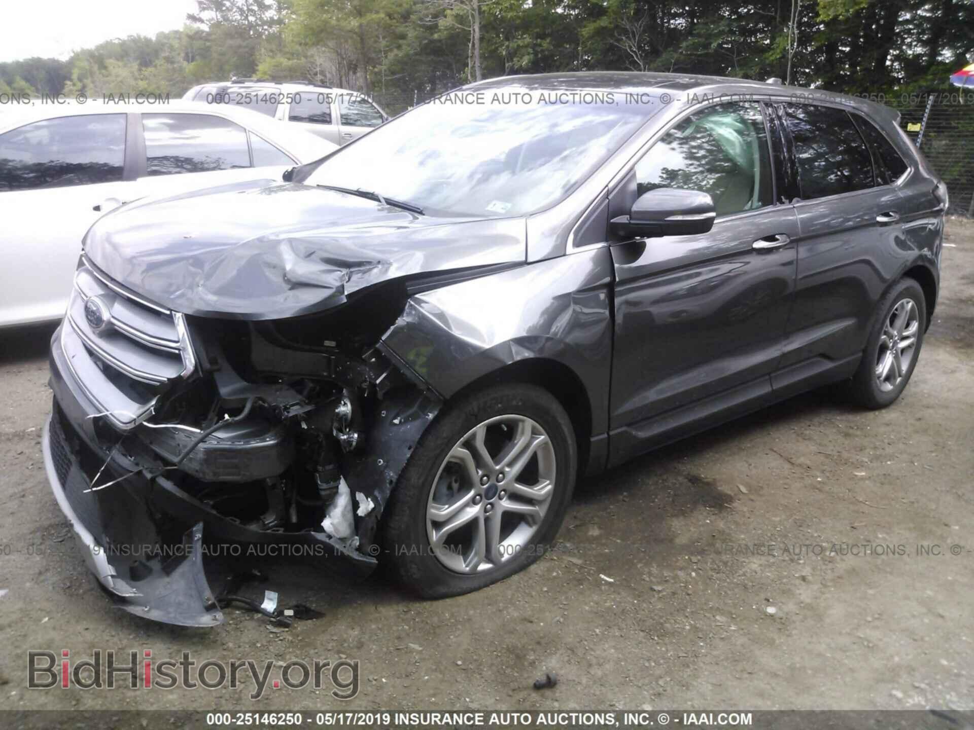 2016 FORD EDGE - VIN: 2FMPK4K82GBB02911 - Фото 2