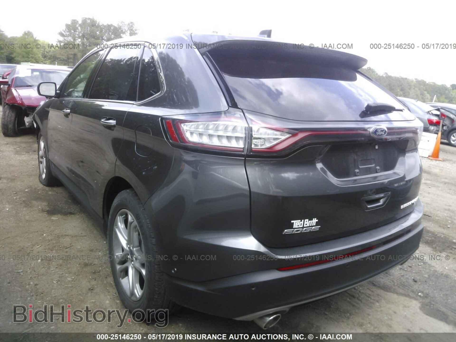 2016 FORD EDGE - VIN: 2FMPK4K82GBB02911 - Фото 3