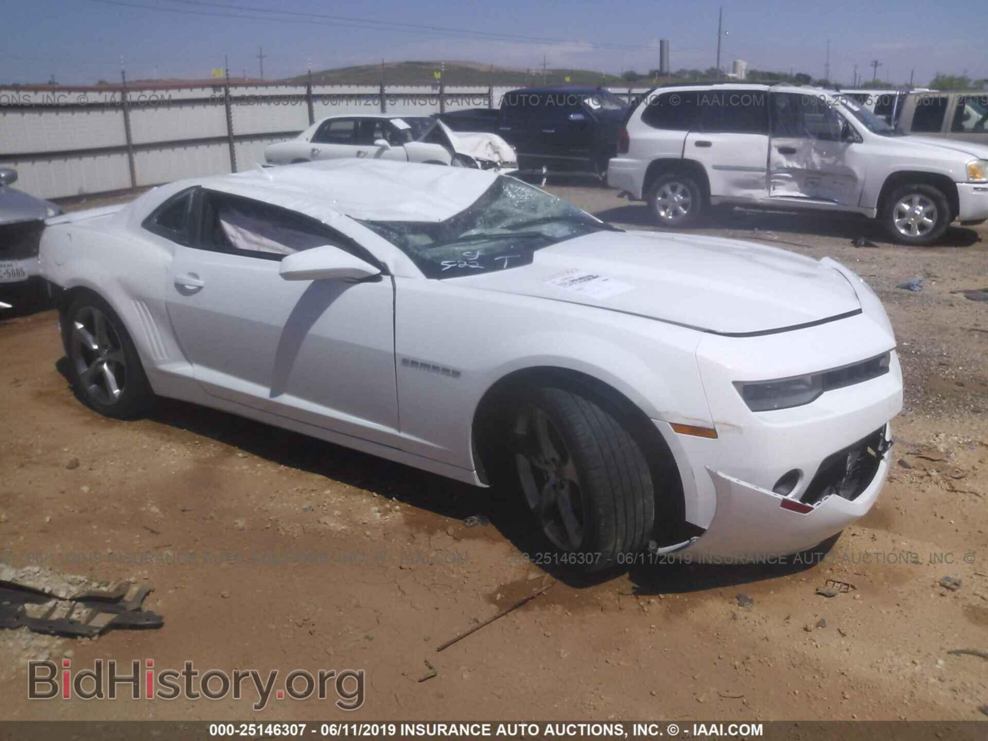 Фотография 2G1FB1E32E9219254 - CHEVROLET CAMARO 2014