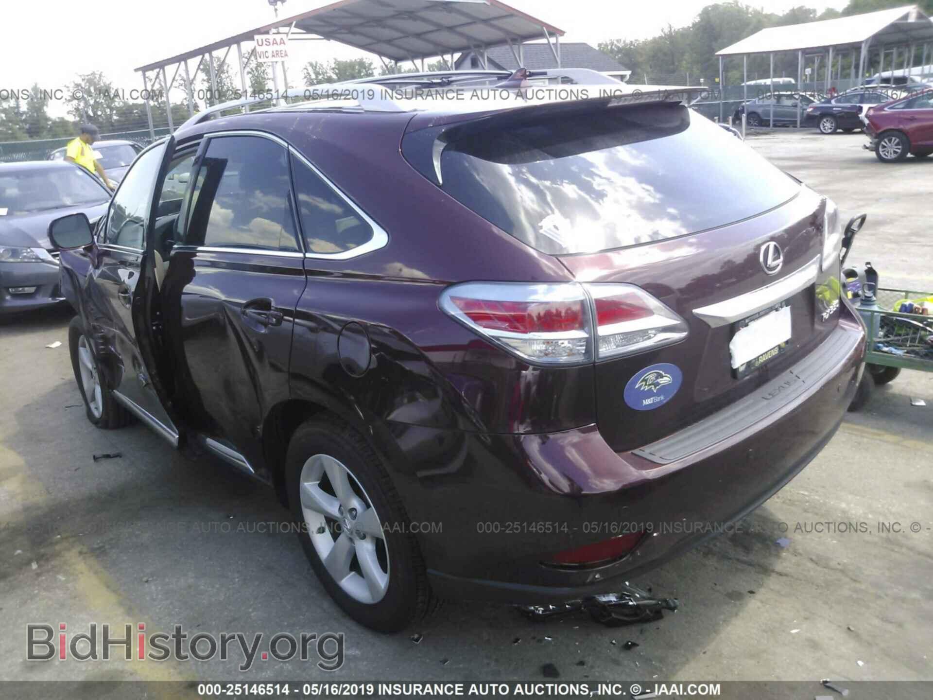 2013 LEXUS RX - VIN: 2T2BK1BA7DC196136 - Фото 3