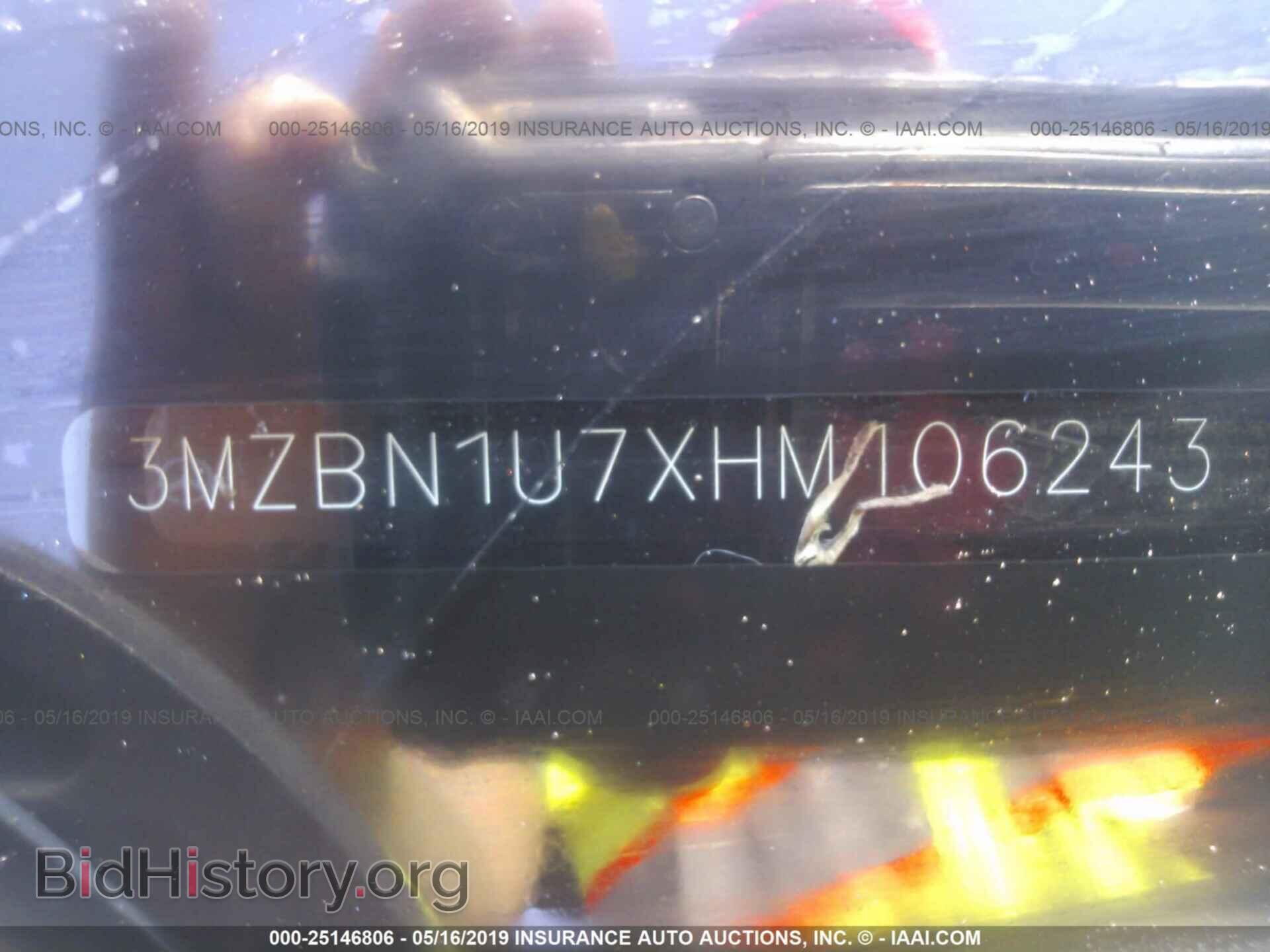 2017 MAZDA 3 - VIN: 3MZBN1U7XHM106243 - Фото 9