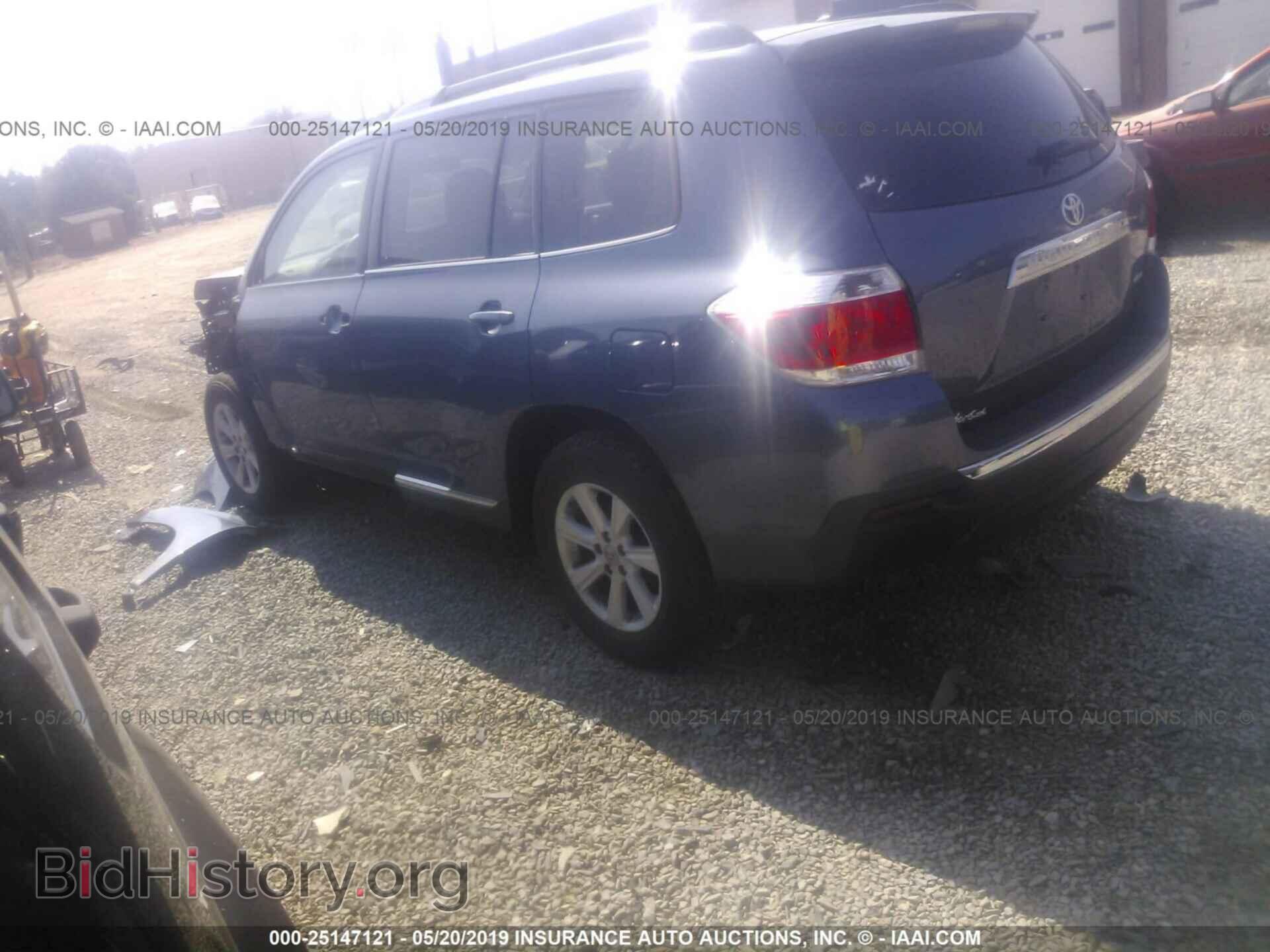 2012 TOYOTA HIGHLANDER - VIN: 5TDBK3EH1CS130986 - Фото 3