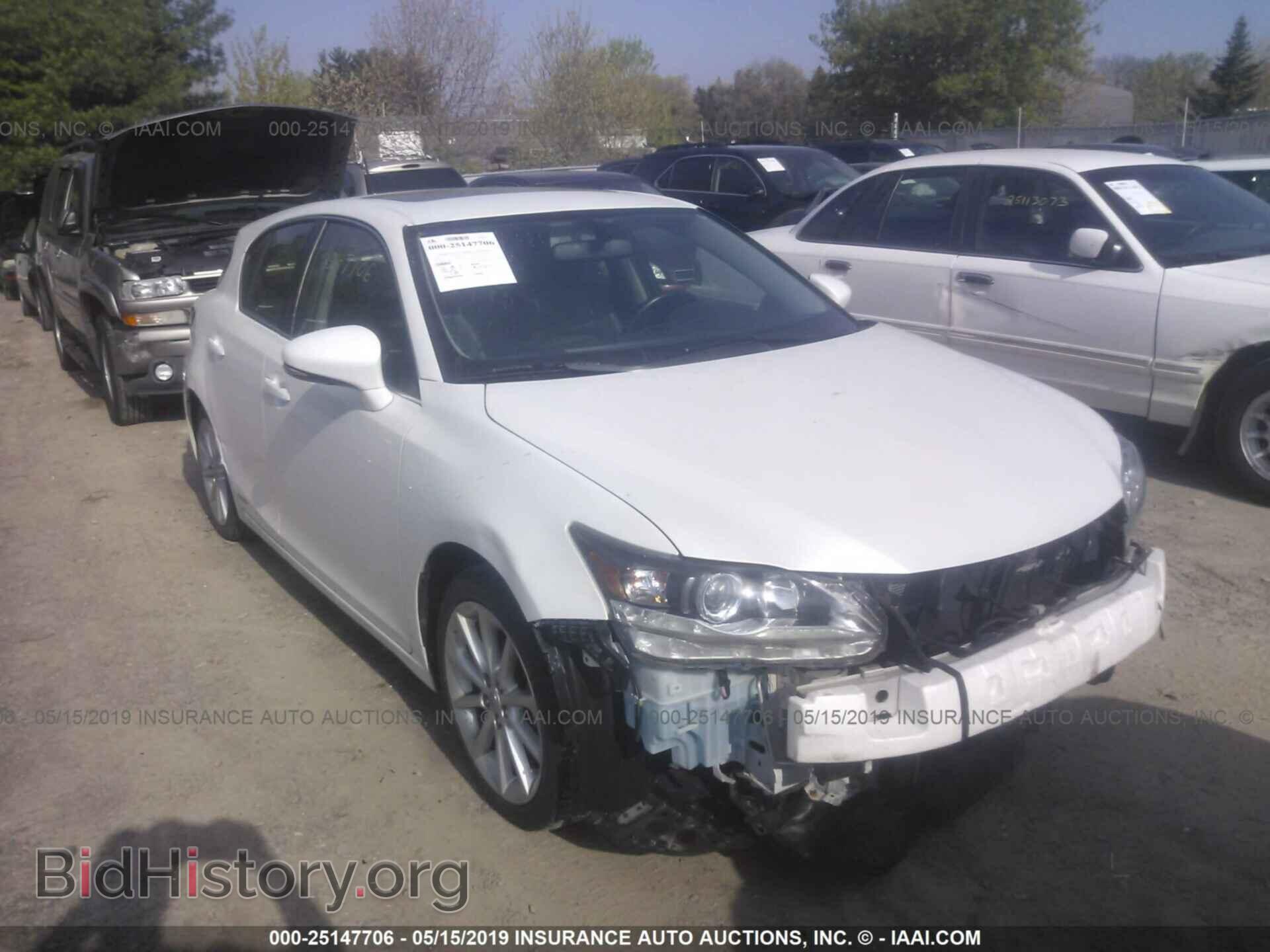 Photo JTHKD5BHXC2106444 - LEXUS CT 2012
