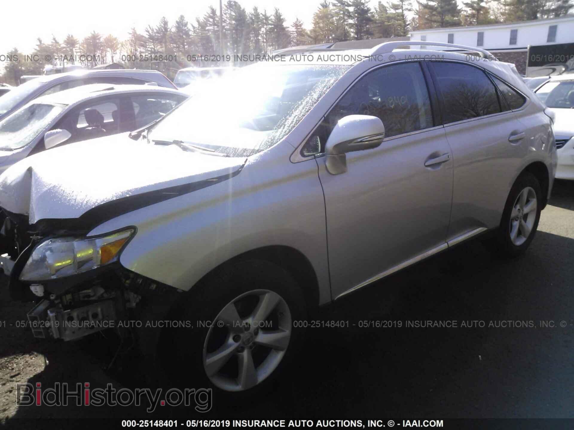 2012 LEXUS RX - VIN: 2T2BK1BA8CC153861 - Фото 2