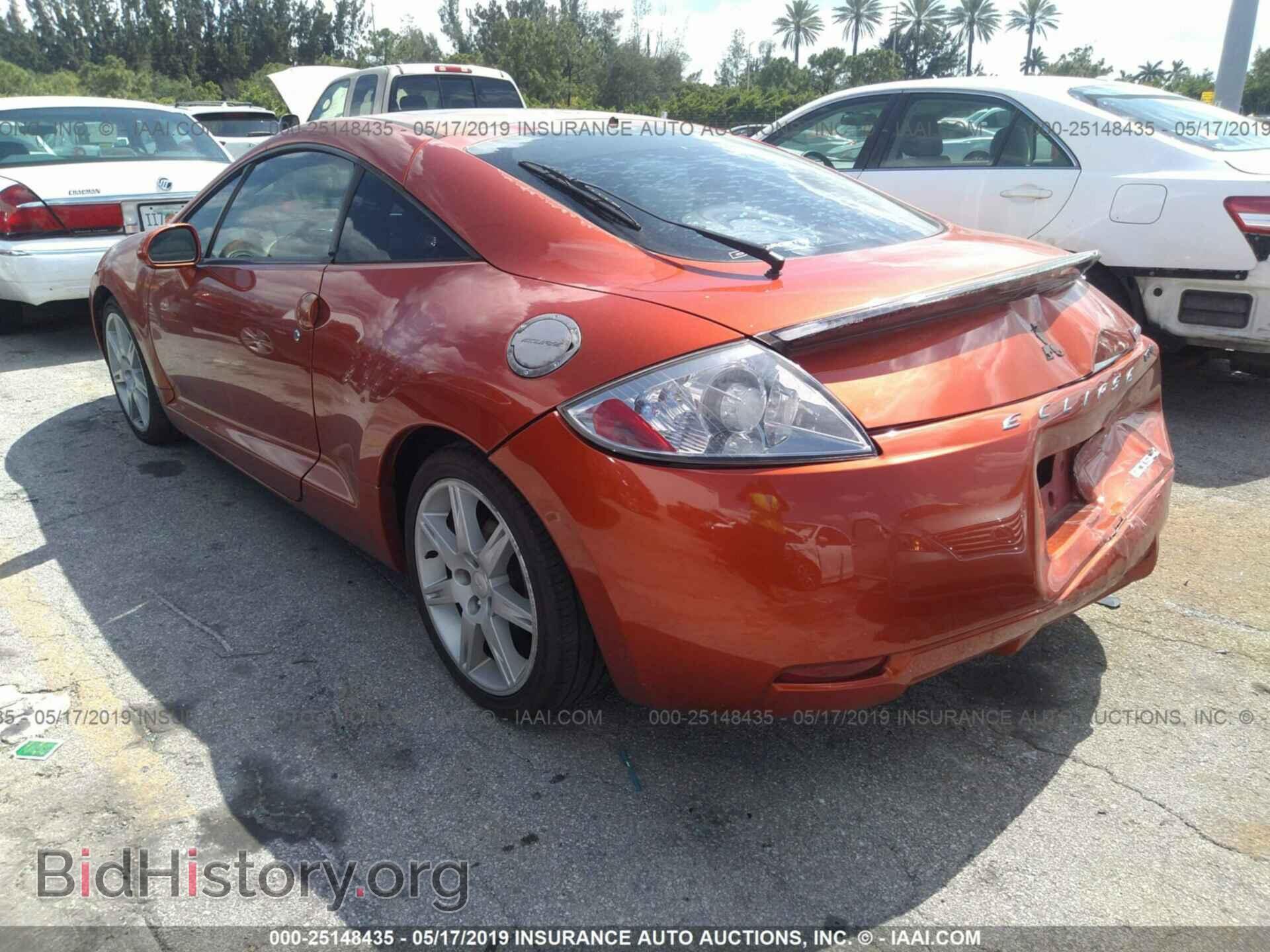2006 MITSUBISHI ECLIPSE - VIN: 4A3AK34T36E027447 - Фото 3