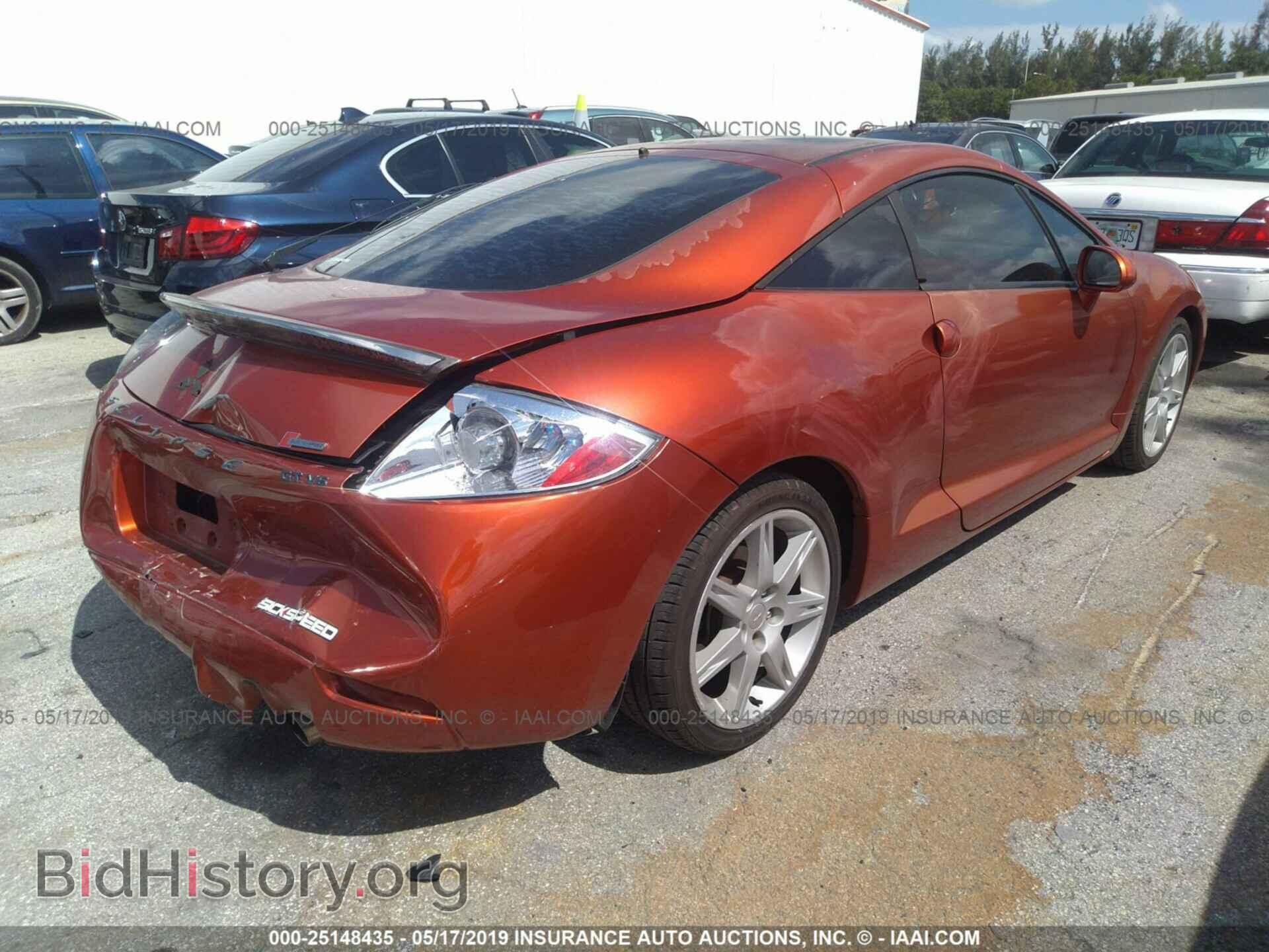 2006 MITSUBISHI ECLIPSE - VIN: 4A3AK34T36E027447 - Фото 4