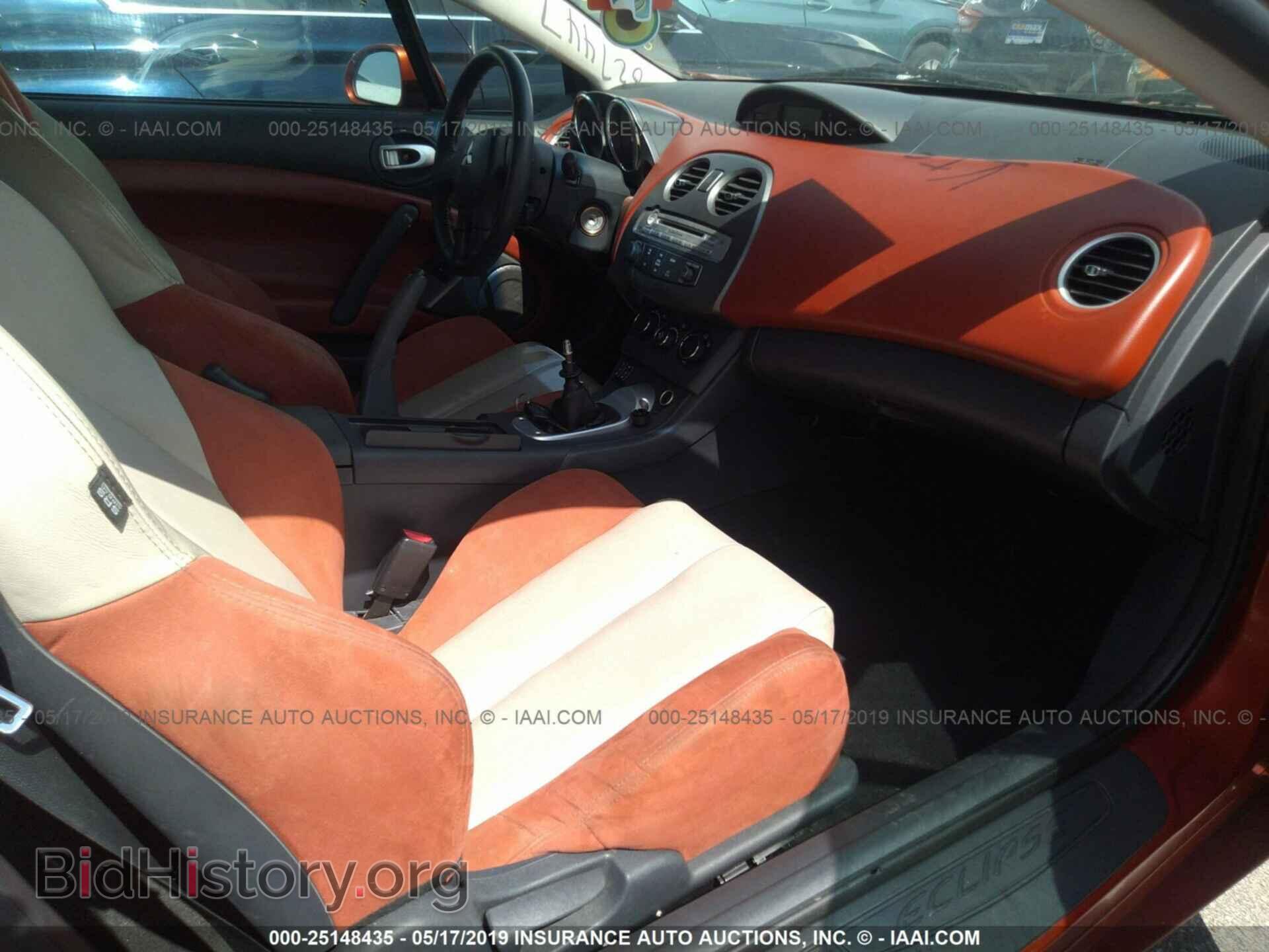2006 MITSUBISHI ECLIPSE - VIN: 4A3AK34T36E027447 - Фото 5