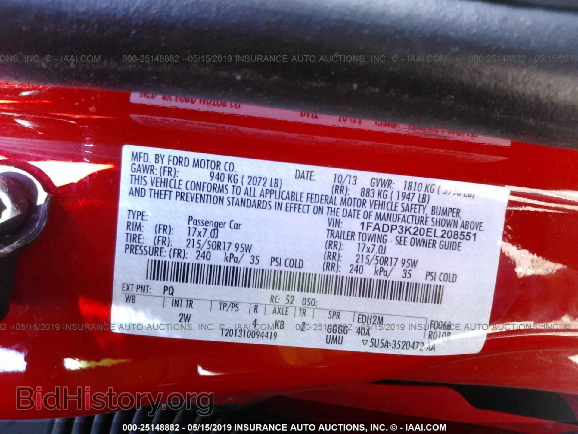 2014 Ford Focus - VIN: 1FADP3K20EL208551 - Photo 9