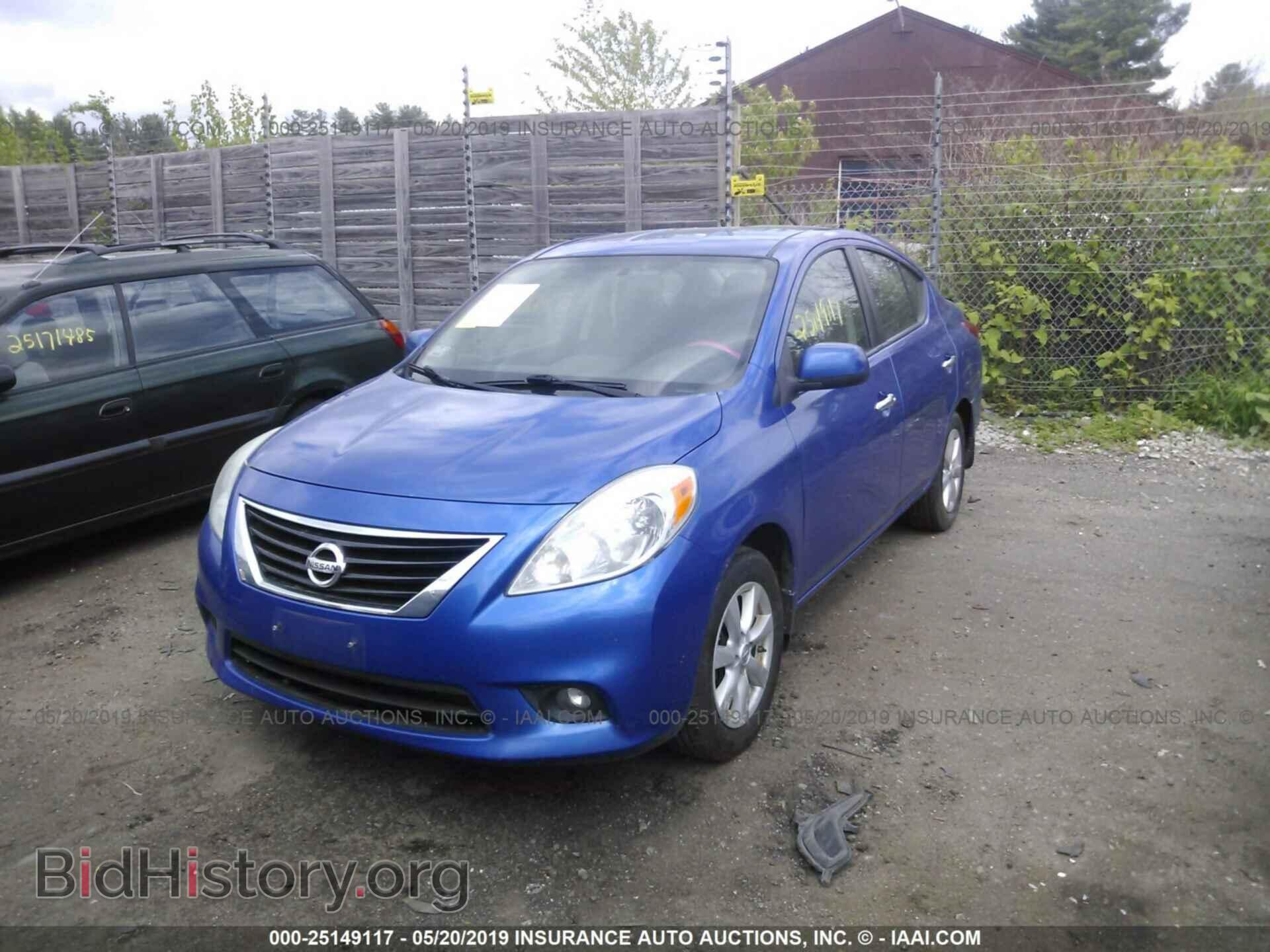 2012 NISSAN VERSA - VIN: 3N1CN7AP1CL931409 - Photo 2