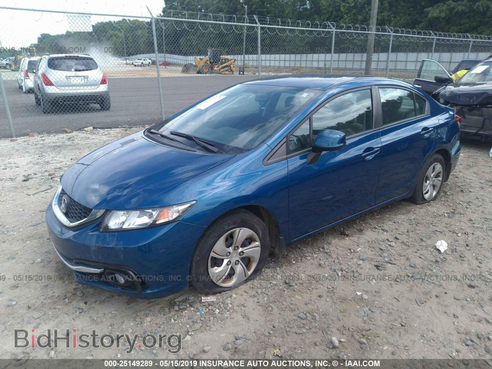 2013 HONDA CIVIC - VIN: 19XFB2F5XDE096154 - Фото 2