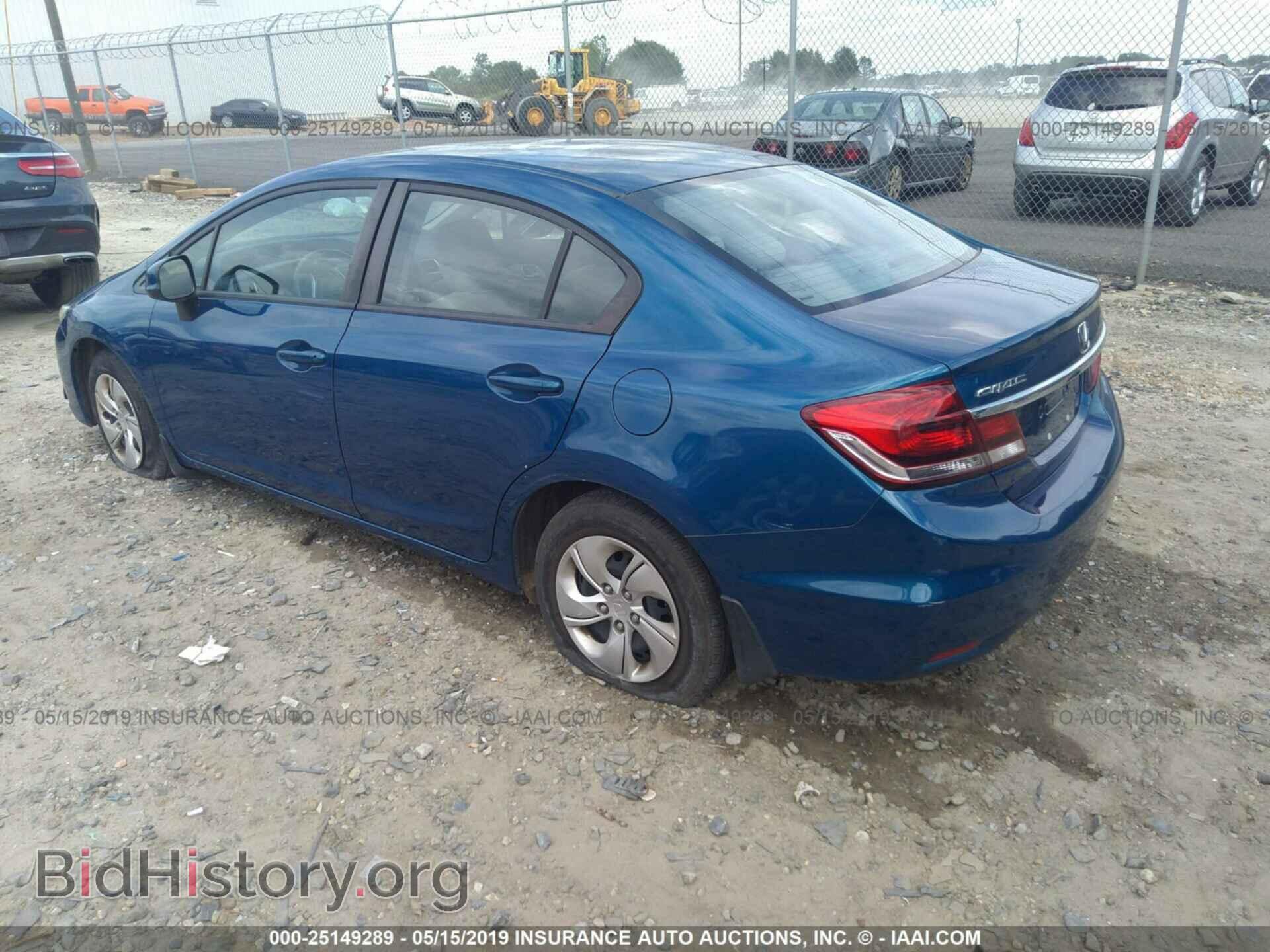 2013 HONDA CIVIC - VIN: 19XFB2F5XDE096154 - Фото 3