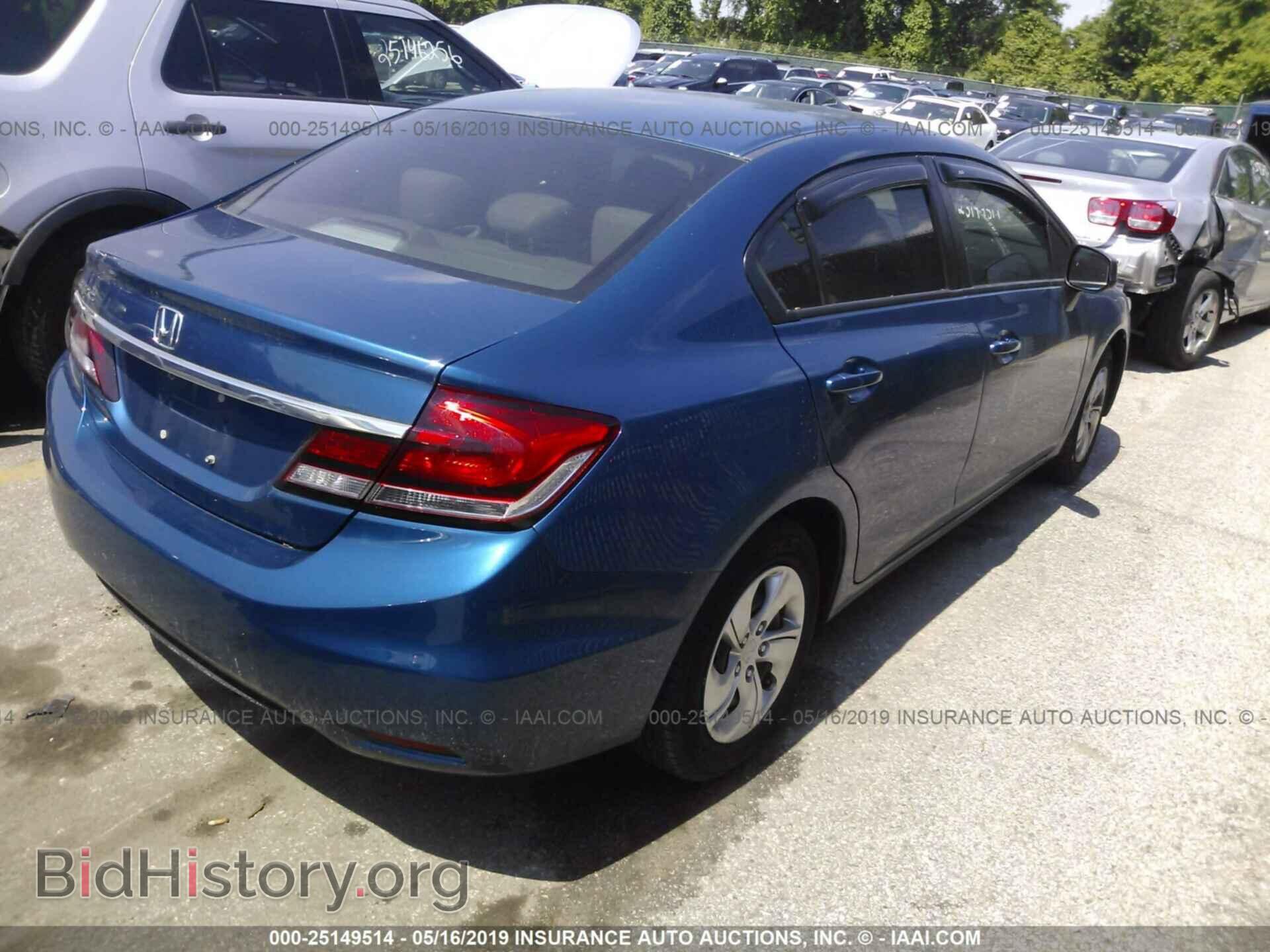 2013 HONDA CIVIC - VIN: 2HGFB2F59DH603406 - Фото 4