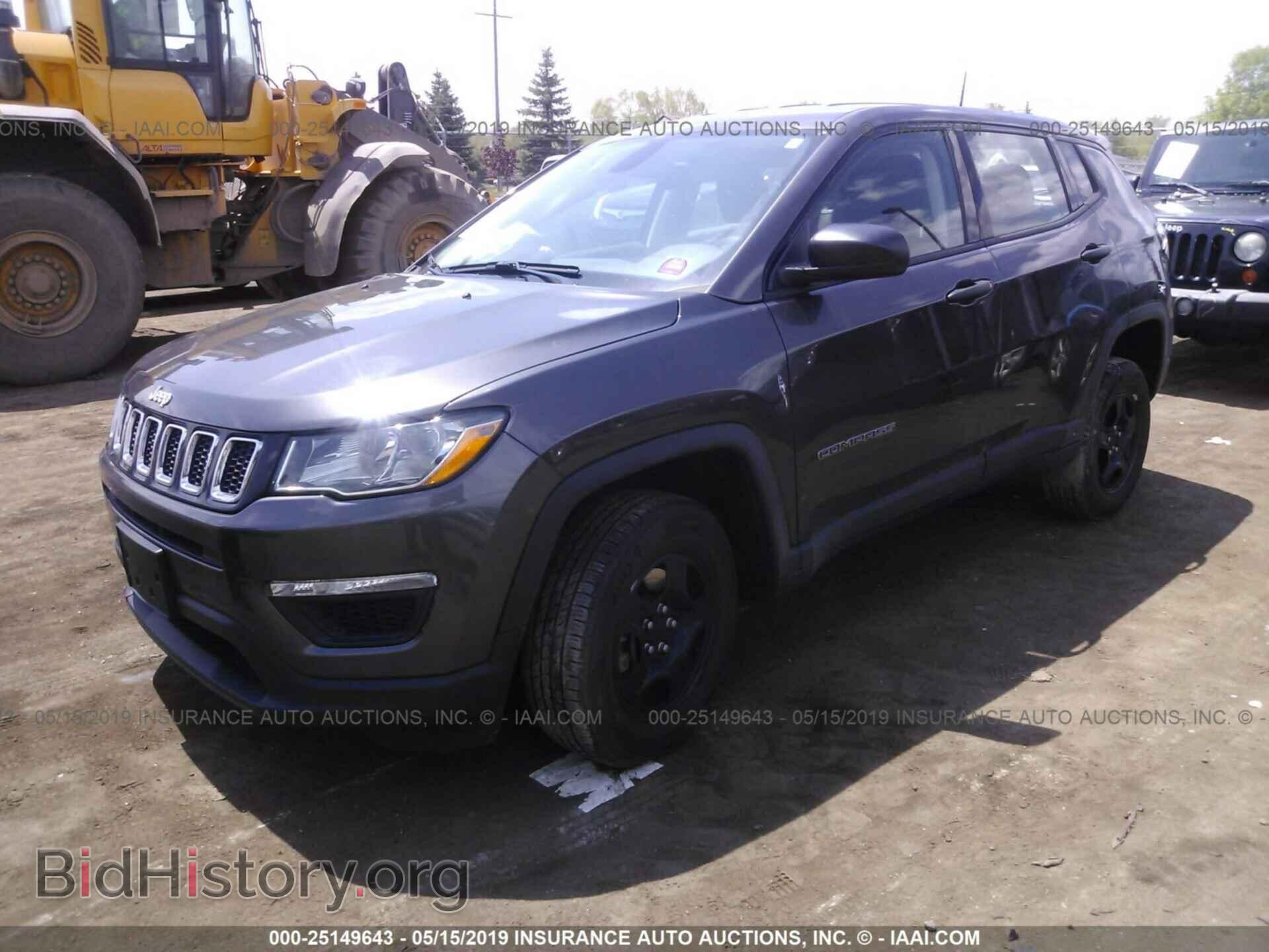 2018 JEEP COMPASS - VIN: 3C4NJDABXJT398543 - Фото 2