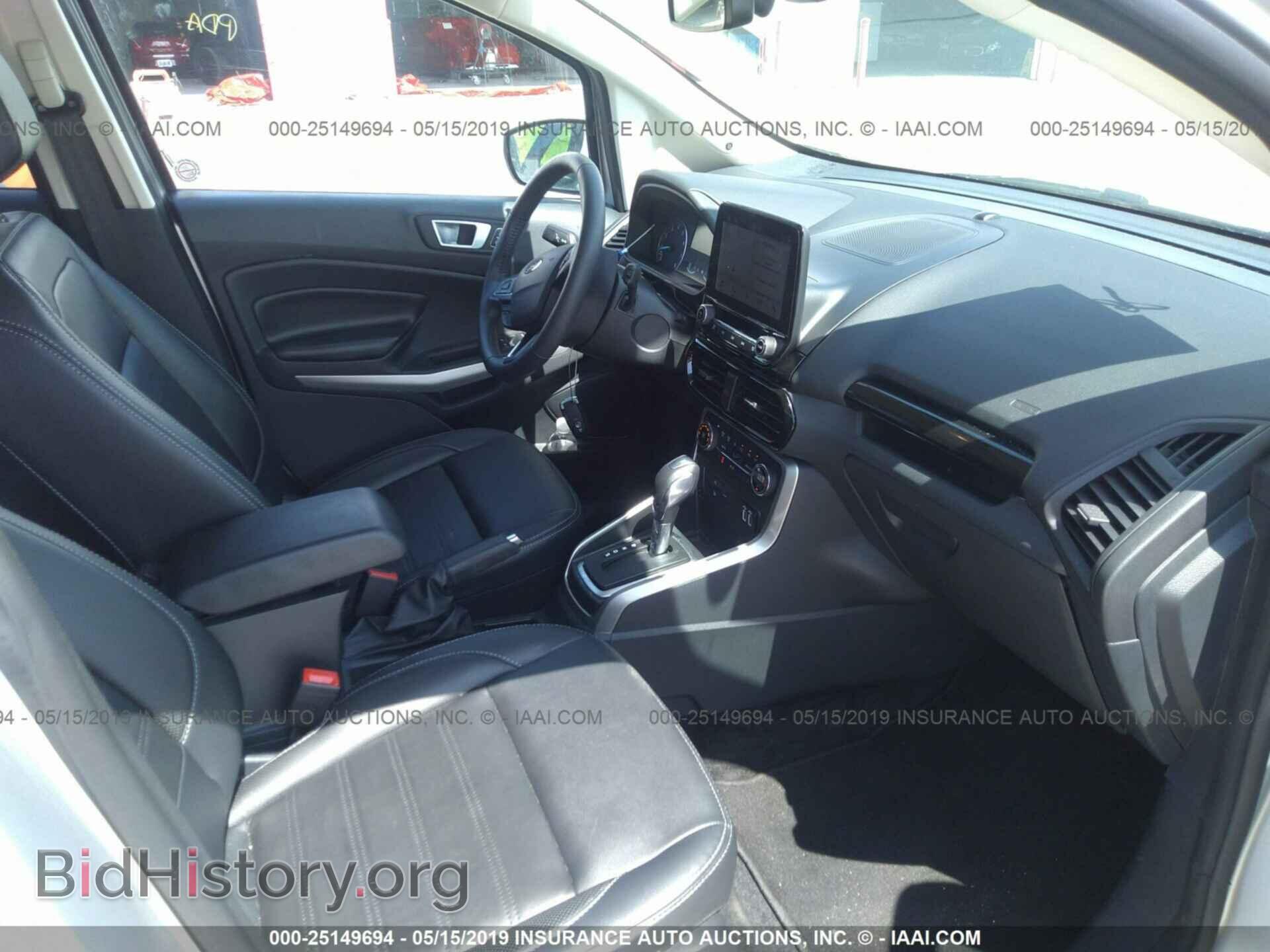 2019 FORD ECOSPORT - VIN: MAJ6S3KL2KC267709 - Фото 5