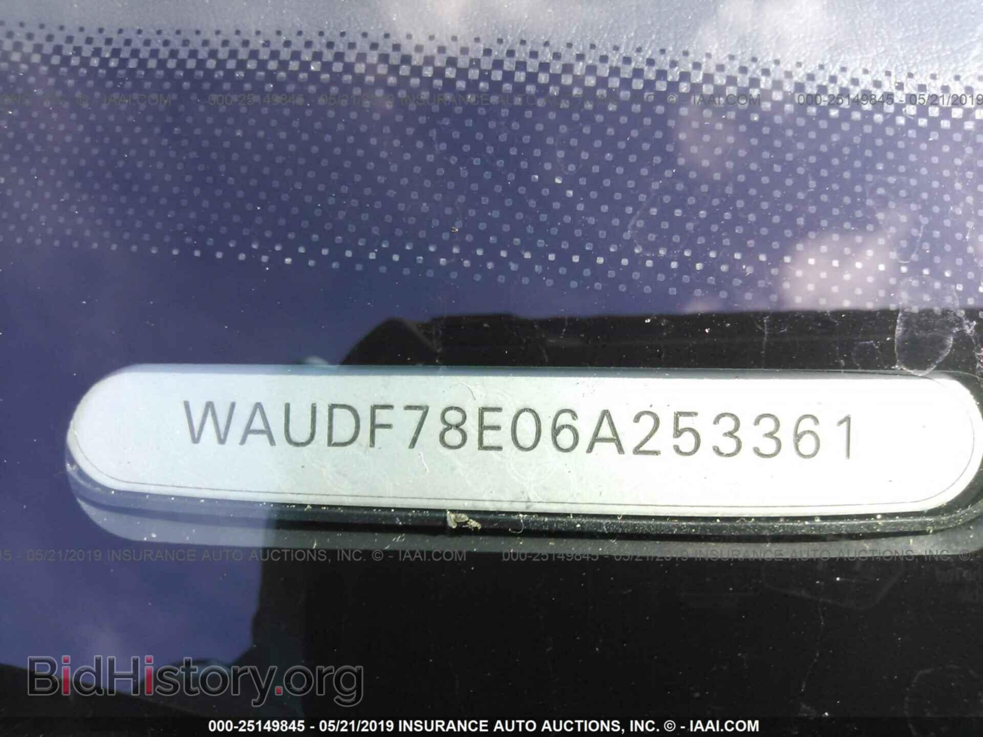 2006 AUDI A4 - VIN: WAUDF78E06A253361 - Фото 9