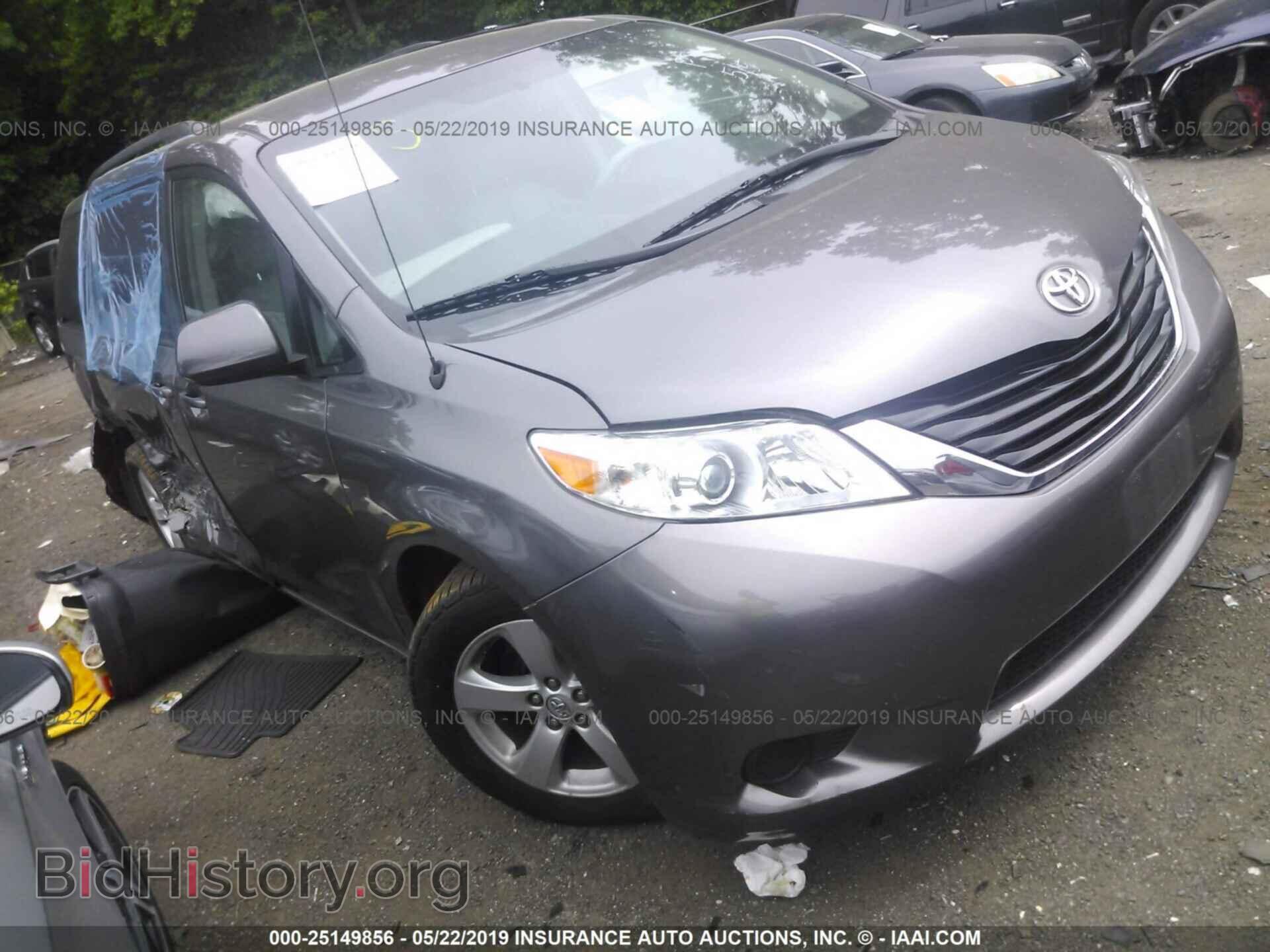 Фотография 5TDKK3DCXES422788 - TOYOTA SIENNA 2014