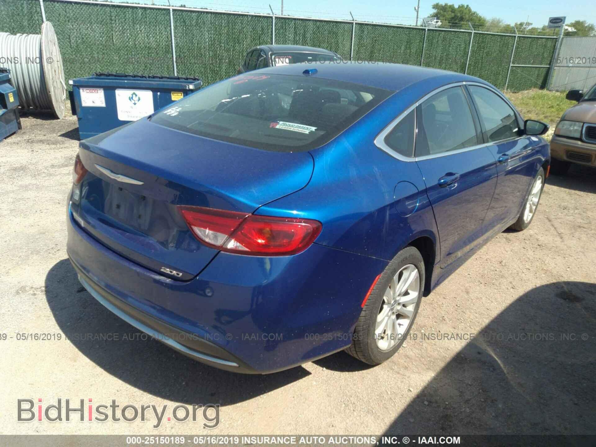2015 CHRYSLER 200 - VIN: 1C3CCCAB3FN685004 - Фото 4
