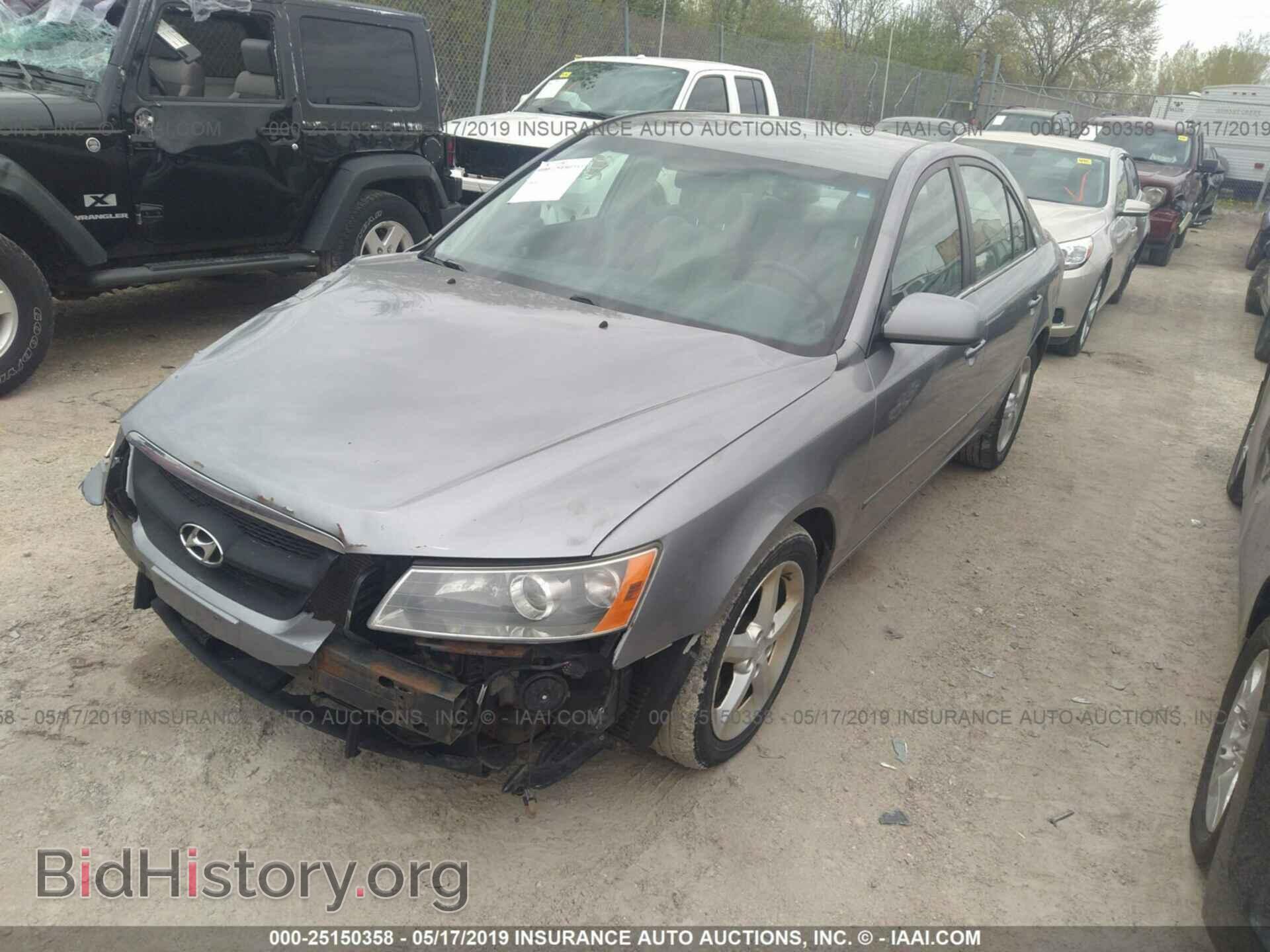 2008 HYUNDAI SONATA - VIN: 5NPEU46F28H373732 - Фото 2