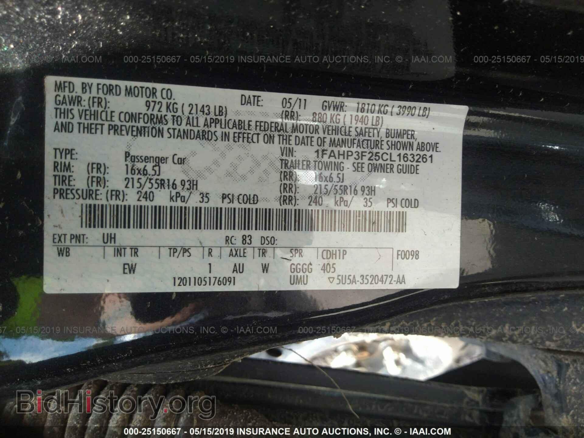 2012 FORD FOCUS - VIN: 1FAHP3F25CL163261 - Photo 9