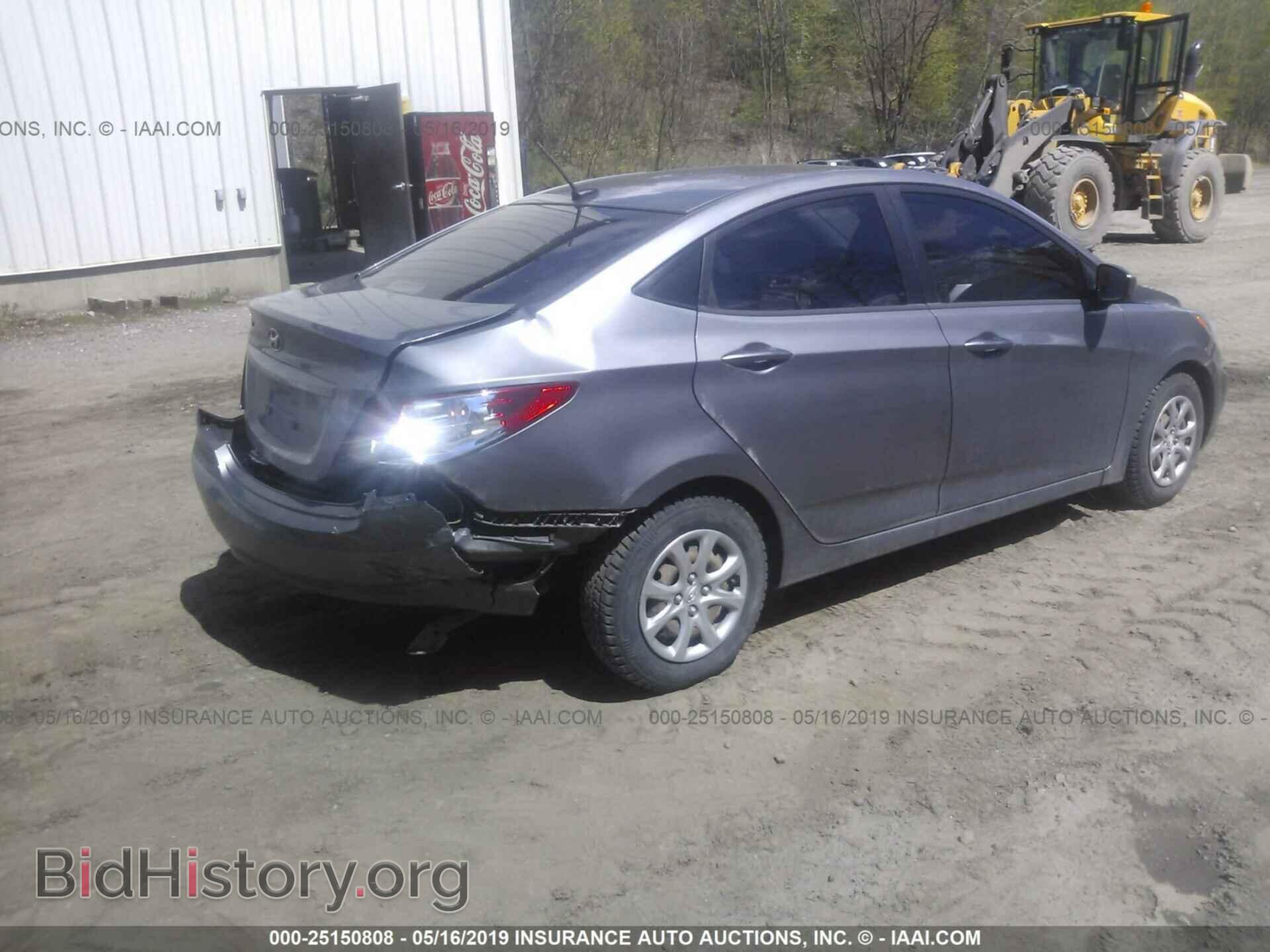2014 HYUNDAI ACCENT - VIN: KMHCT4AE0EU723199 - Фото 4