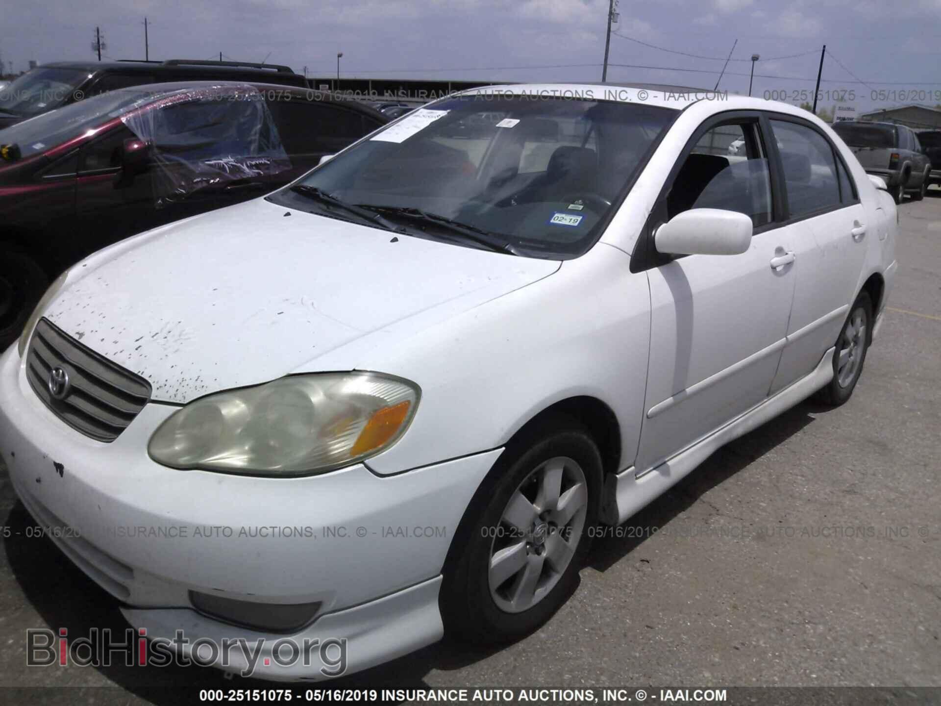 2003 TOYOTA COROLLA - VIN: 2T1BR32E93C121645 - Фото 2