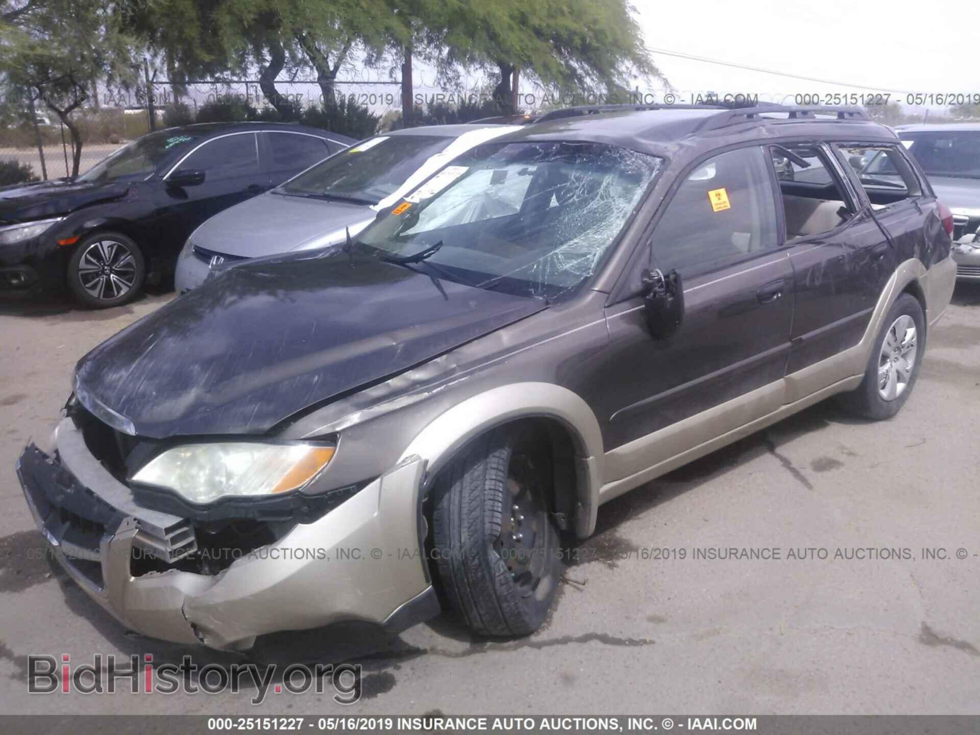 2008 SUBARU OUTBACK - VIN: 4S4BP60C187320492 - Фото 2