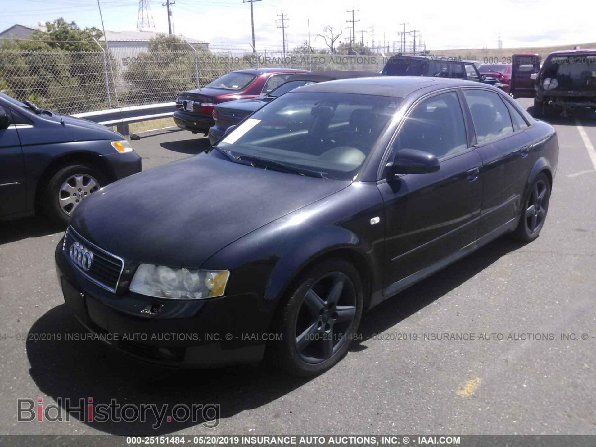 2002 AUDI A4 - VIN: WAULC68E62A276622 - Фото 2