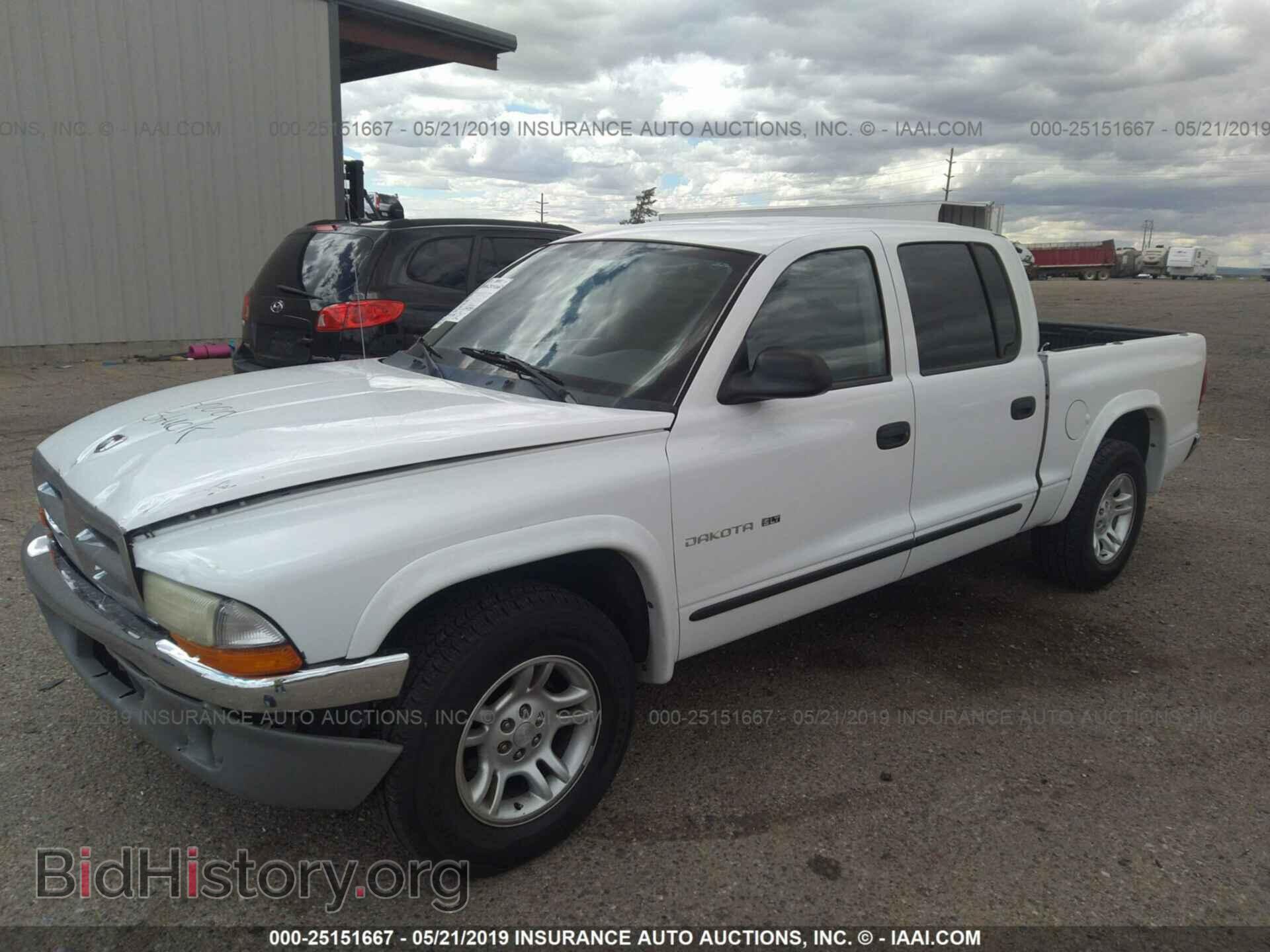 2002 DODGE DAKOTA - VIN: 1B7HL48XX2S553698 - Фото 2