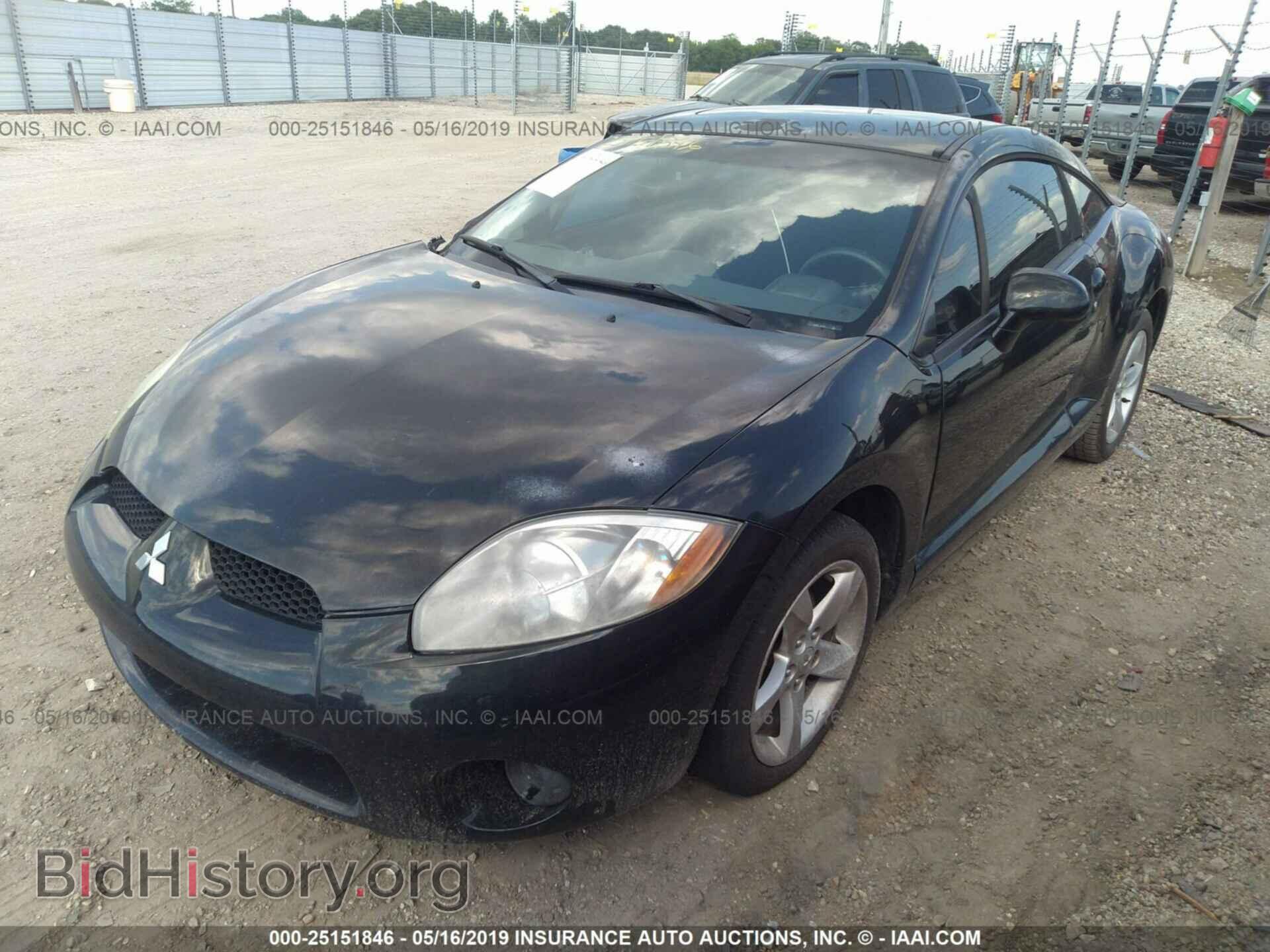 2007 MITSUBISHI ECLIPSE - VIN: 4A3AK24F77E010740 - Фото 2
