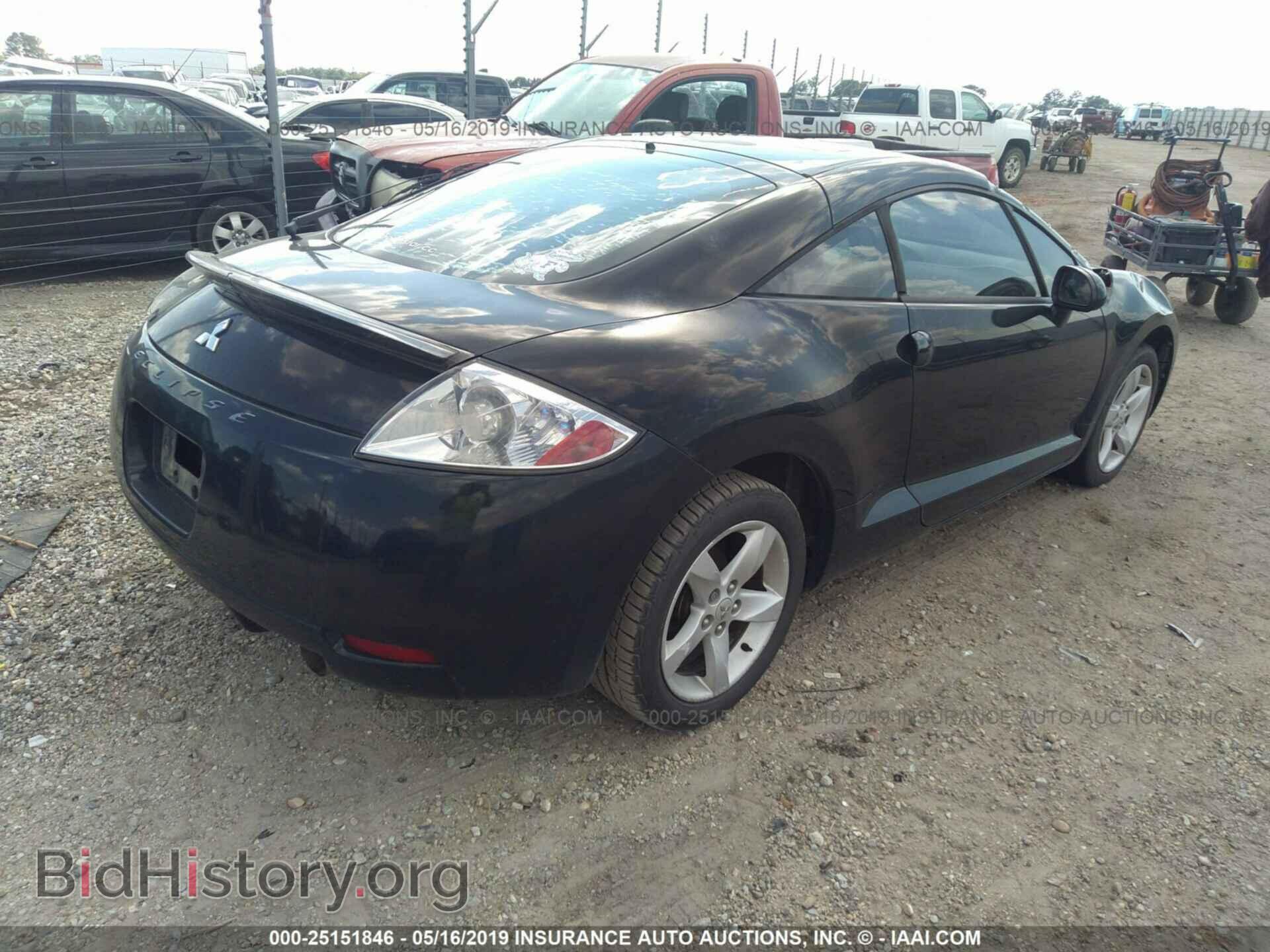 2007 MITSUBISHI ECLIPSE - VIN: 4A3AK24F77E010740 - Фото 4