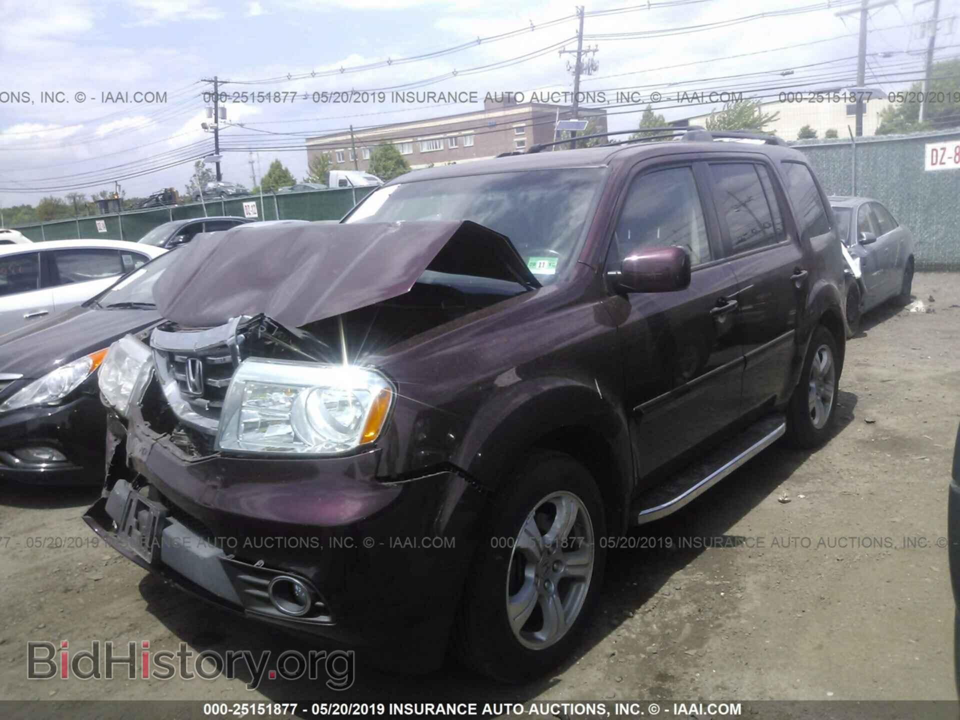 2012 HONDA PILOT - VIN: 5FNYF4H70CB040501 - Фото 2