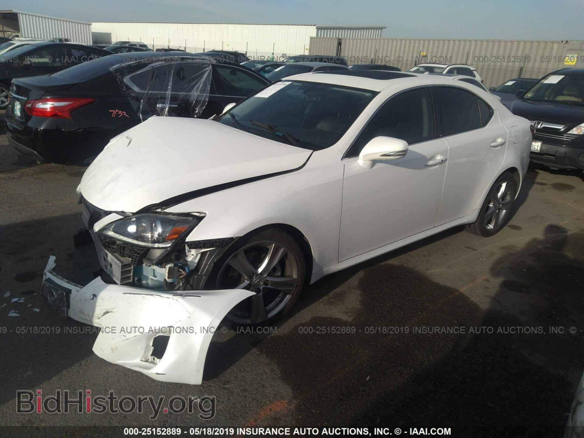 2012 LEXUS IS - VIN: JTHBF5C25C5184908 - Фото 2