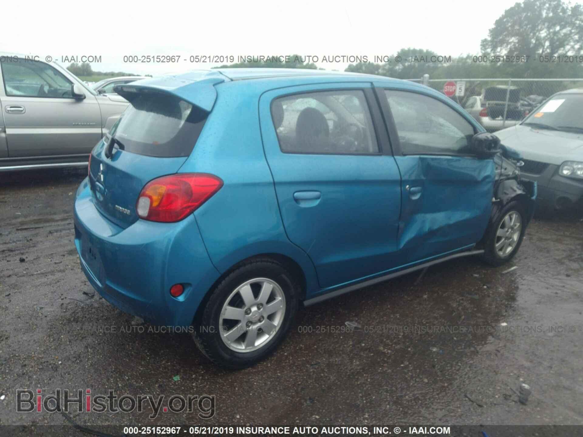 2014 MITSUBISHI MIRAGE - VIN: ML32A4HJ6EH013468 - Фото 4