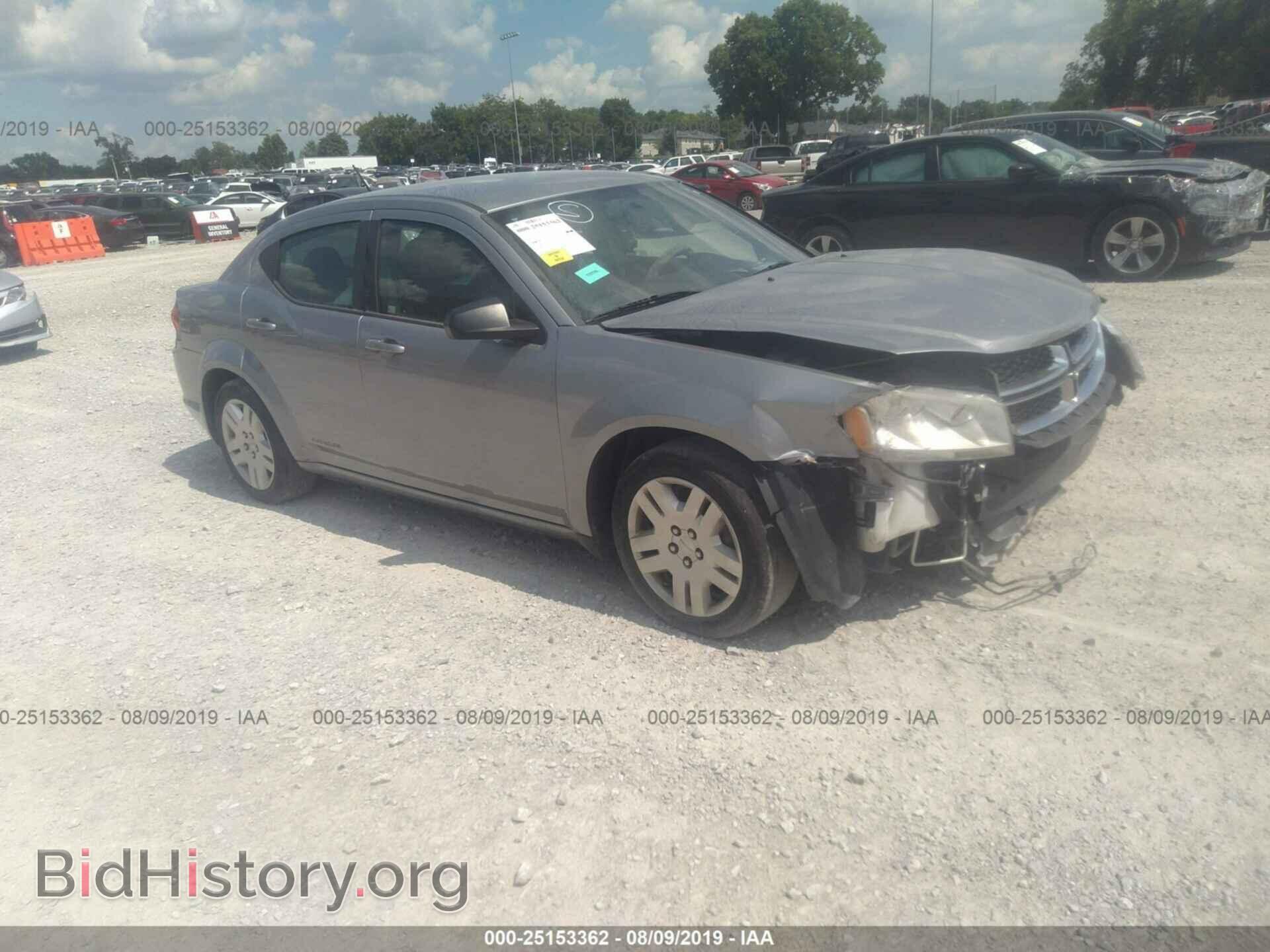 Photo 1C3CDZAB1EN128042 - DODGE AVENGER 2014