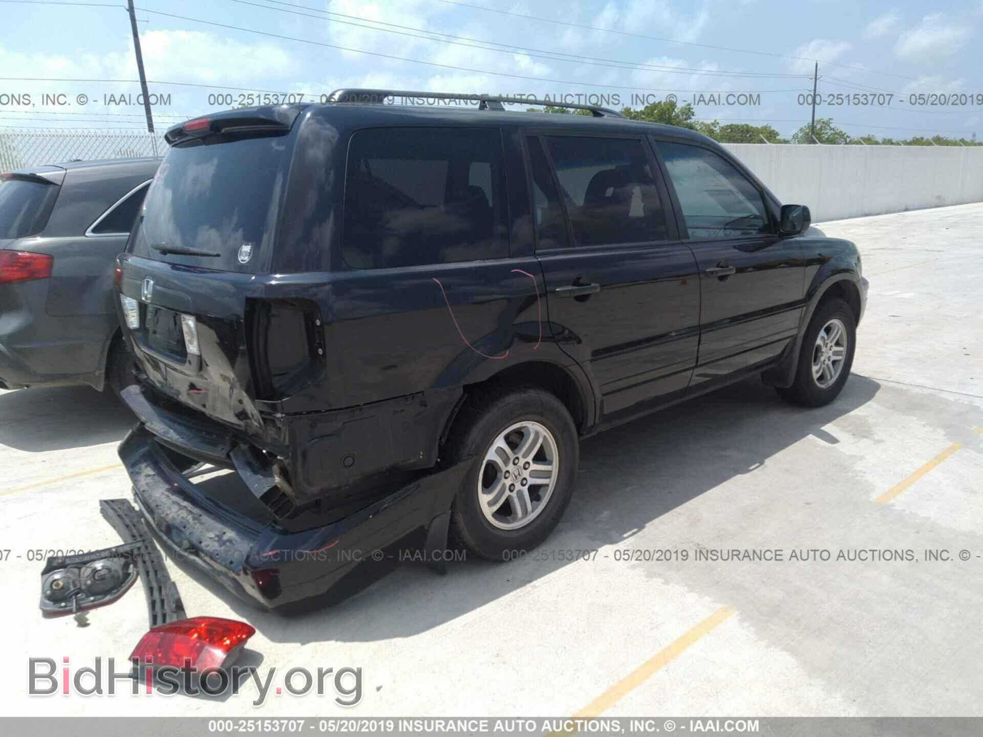2005 HONDA PILOT - VIN: 5FNYF18635B011874 - Фото 4