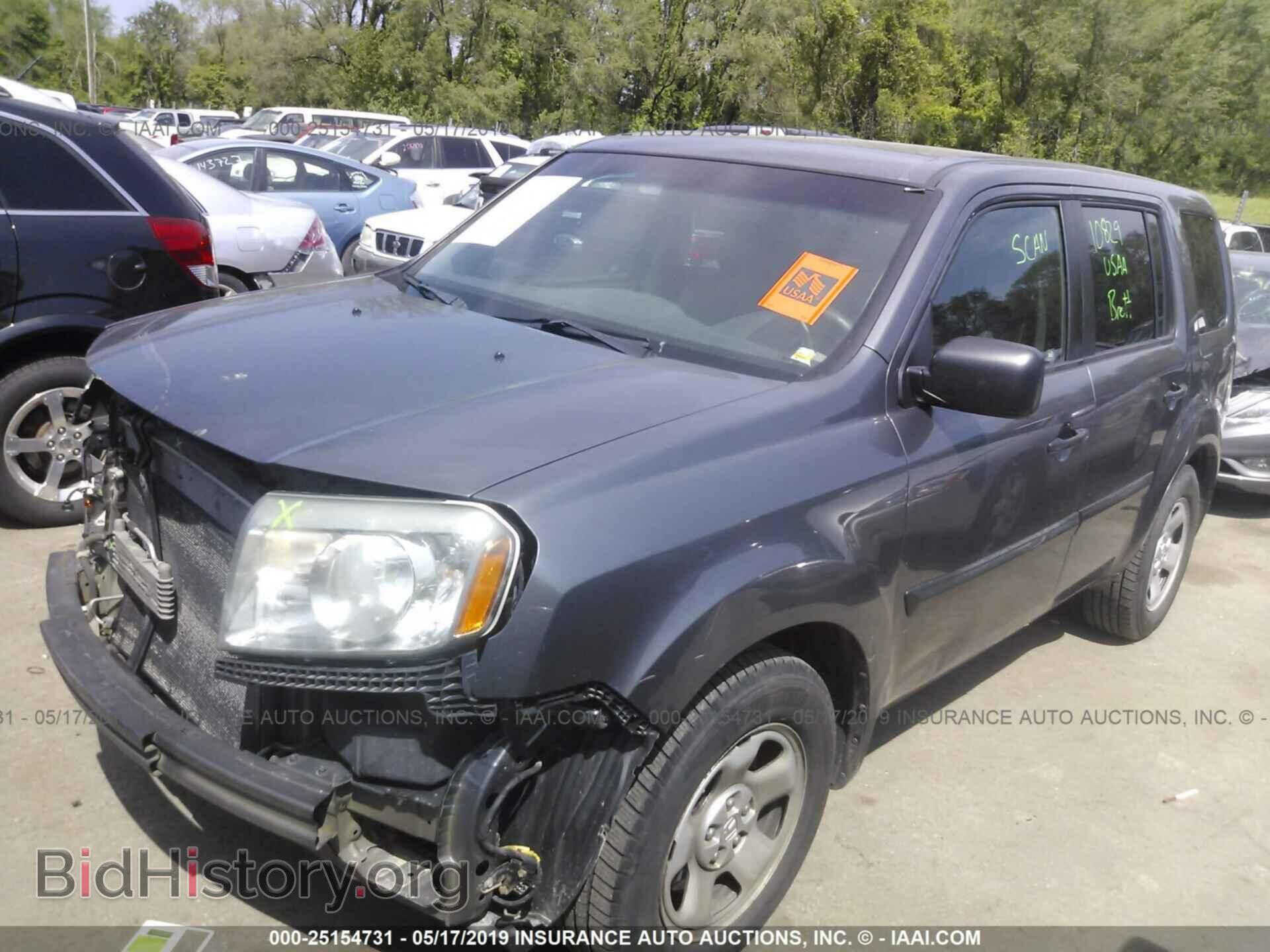 2011 HONDA PILOT - VIN: 5FNYF4H22BB081635 - Фото 2