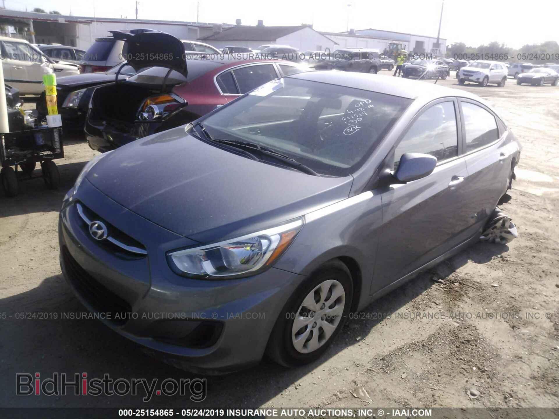 2016 HYUNDAI ACCENT - VIN: KMHCT4AE0GU072577 - Фото 2