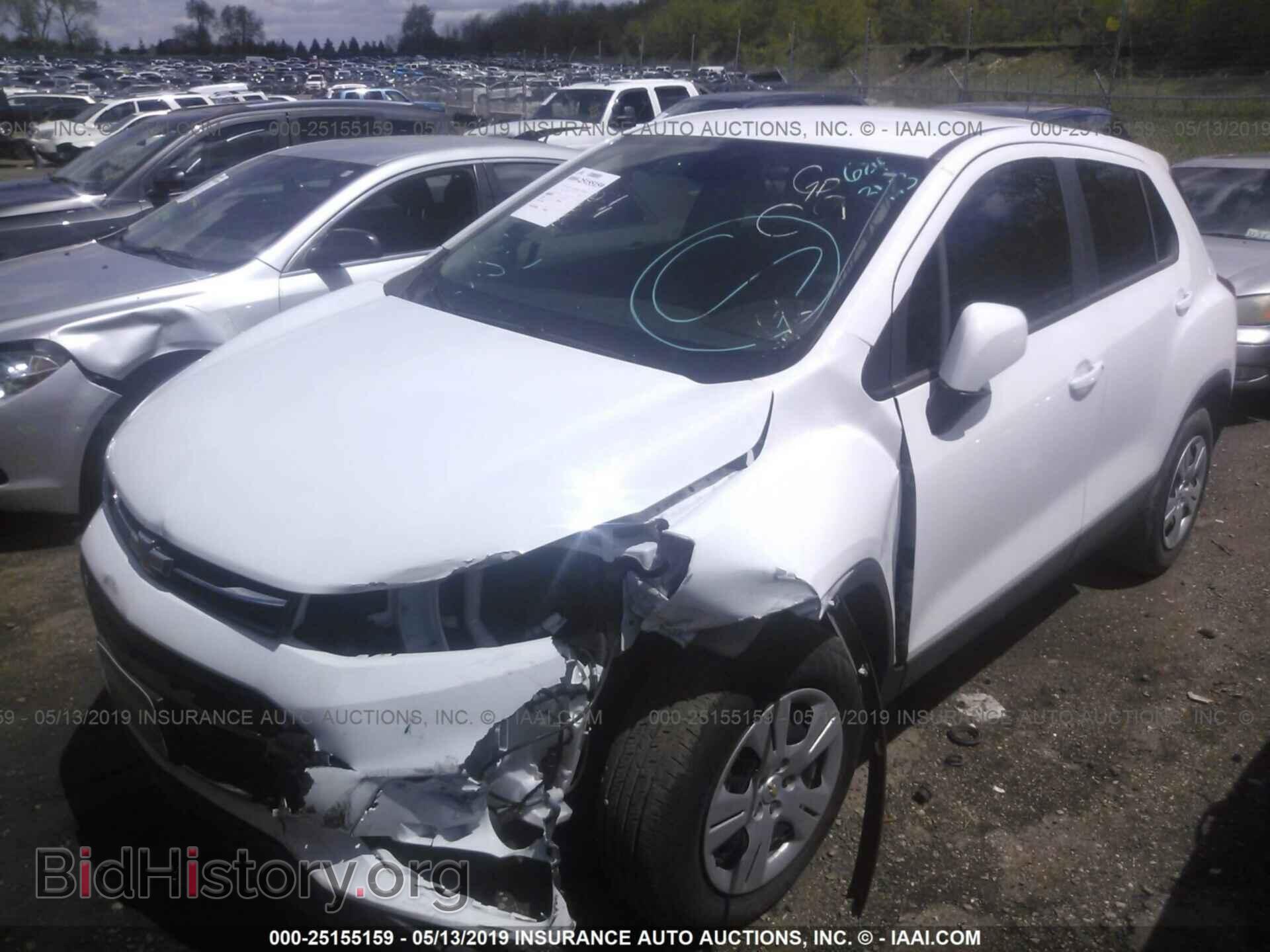2017 CHEVROLET TRAX - VIN: 3GNCJKSB3HL288462 - Фото 2