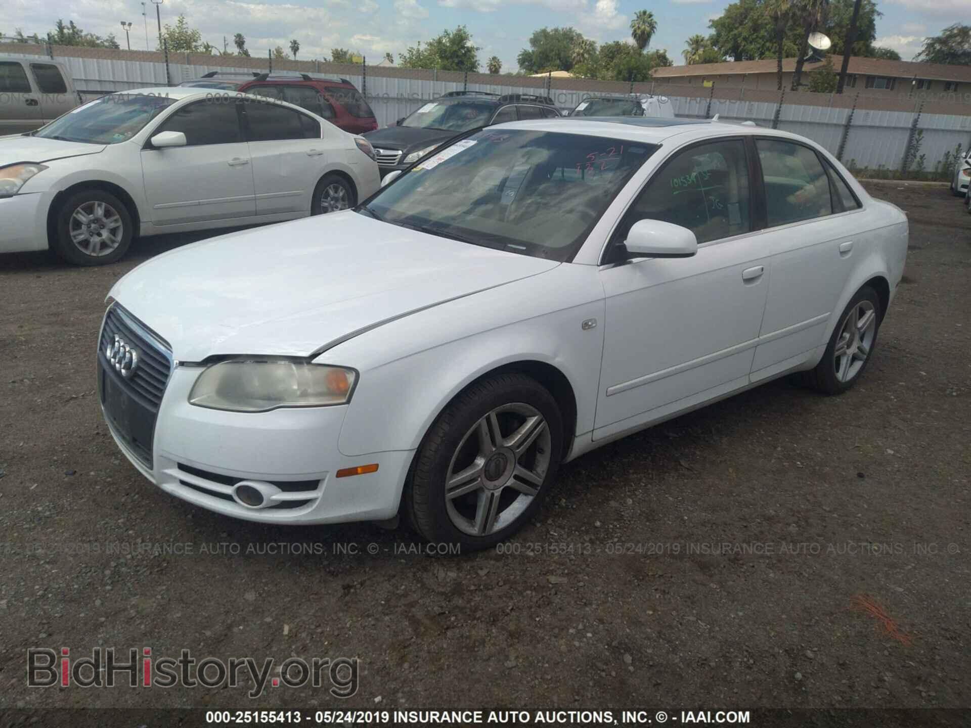 2007 AUDI A4 - VIN: WAUAF78E67A02261 - Фото 2