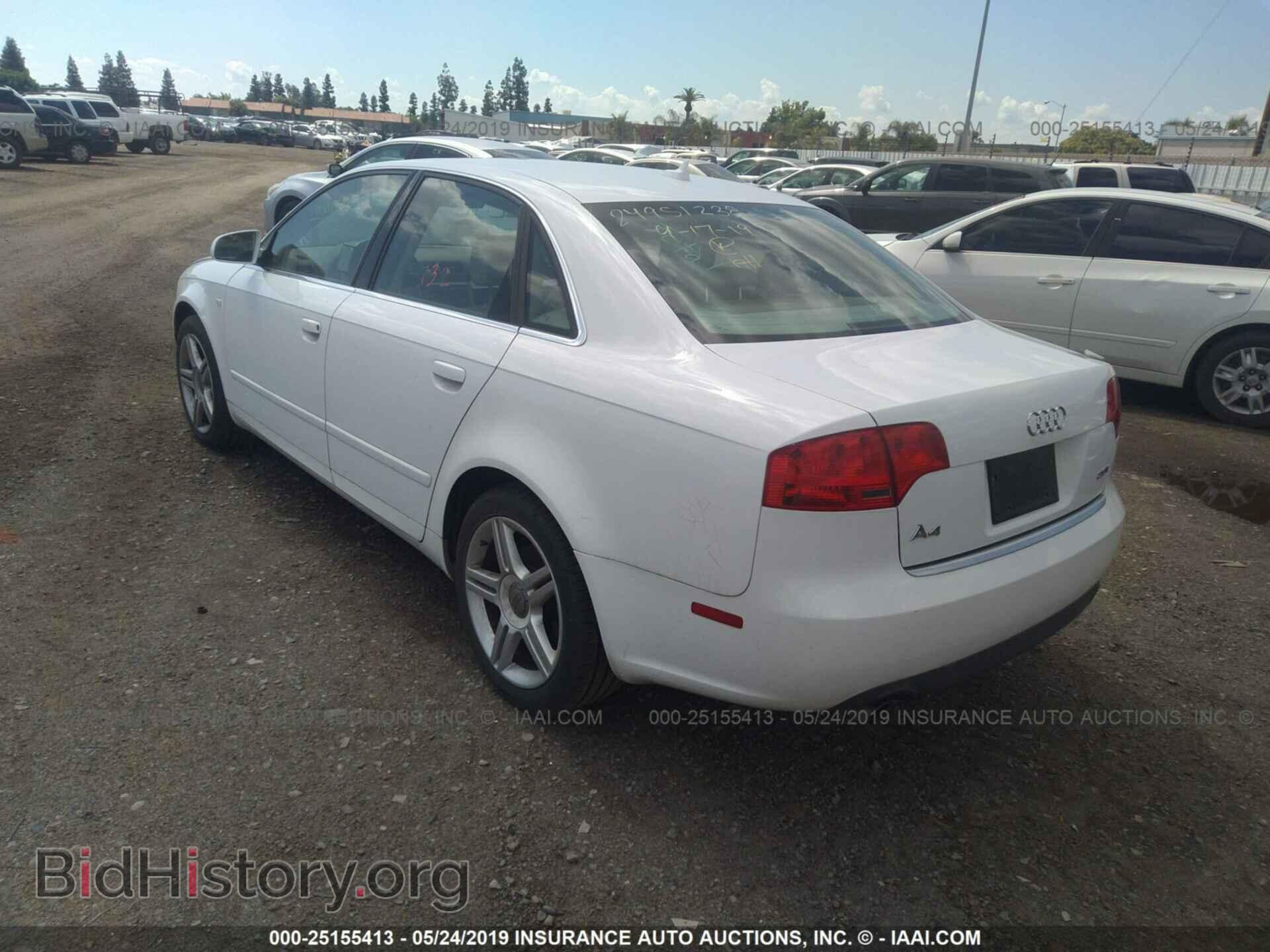 2007 AUDI A4 - VIN: WAUAF78E67A02261 - Фото 3