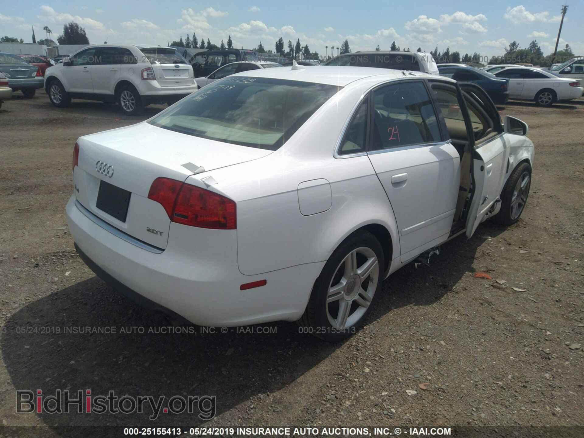 2007 AUDI A4 - VIN: WAUAF78E67A02261 - Фото 4