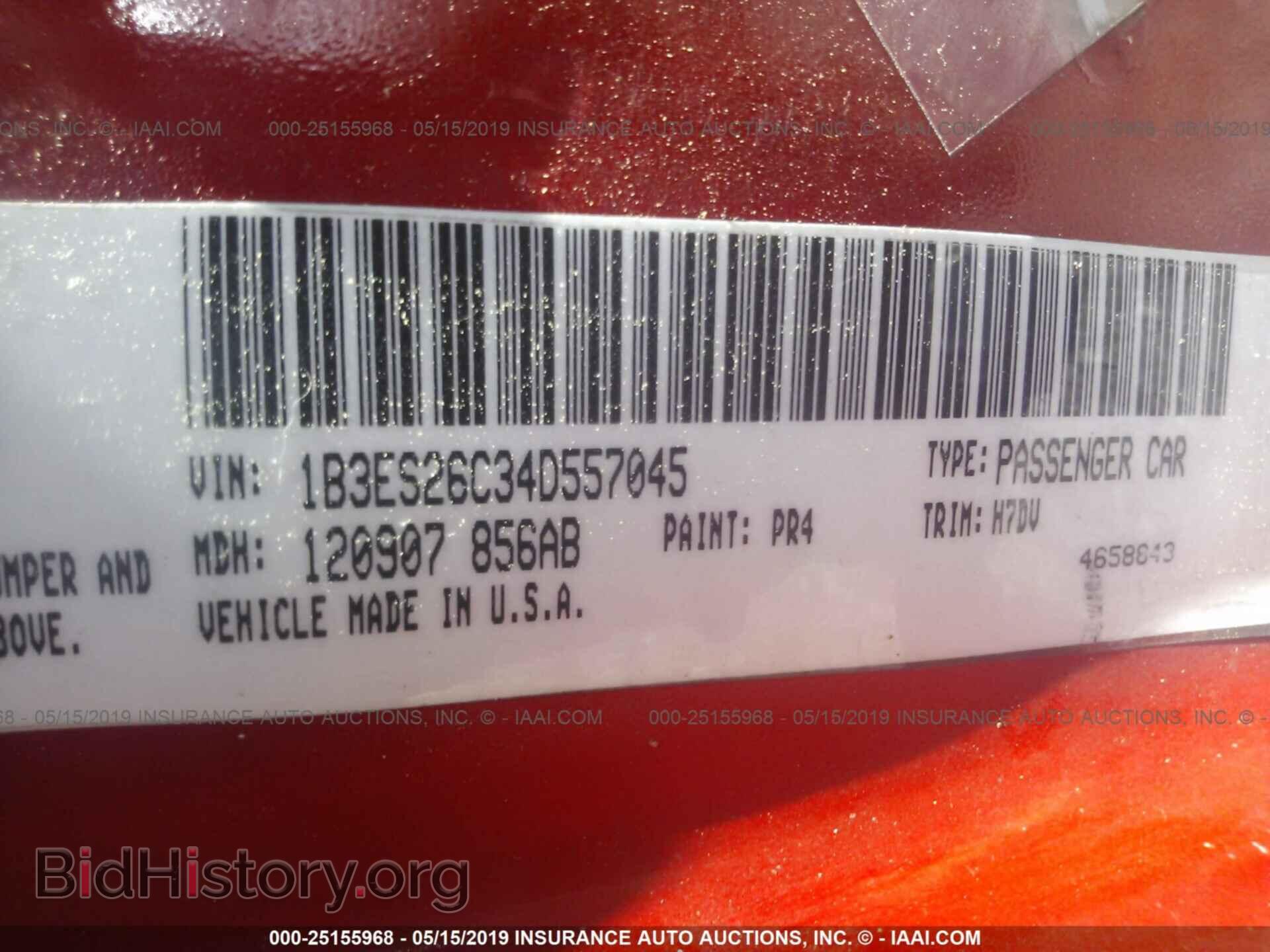 2004 DODGE NEON - VIN: 1B3ES26C34D557045 - Фото 9