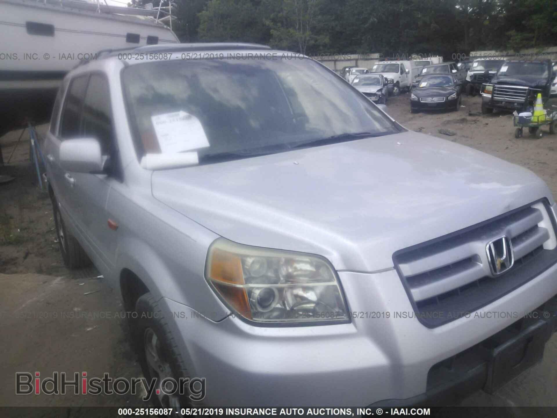 Photo 5FNYF18576B030081 - HONDA PILOT 2006