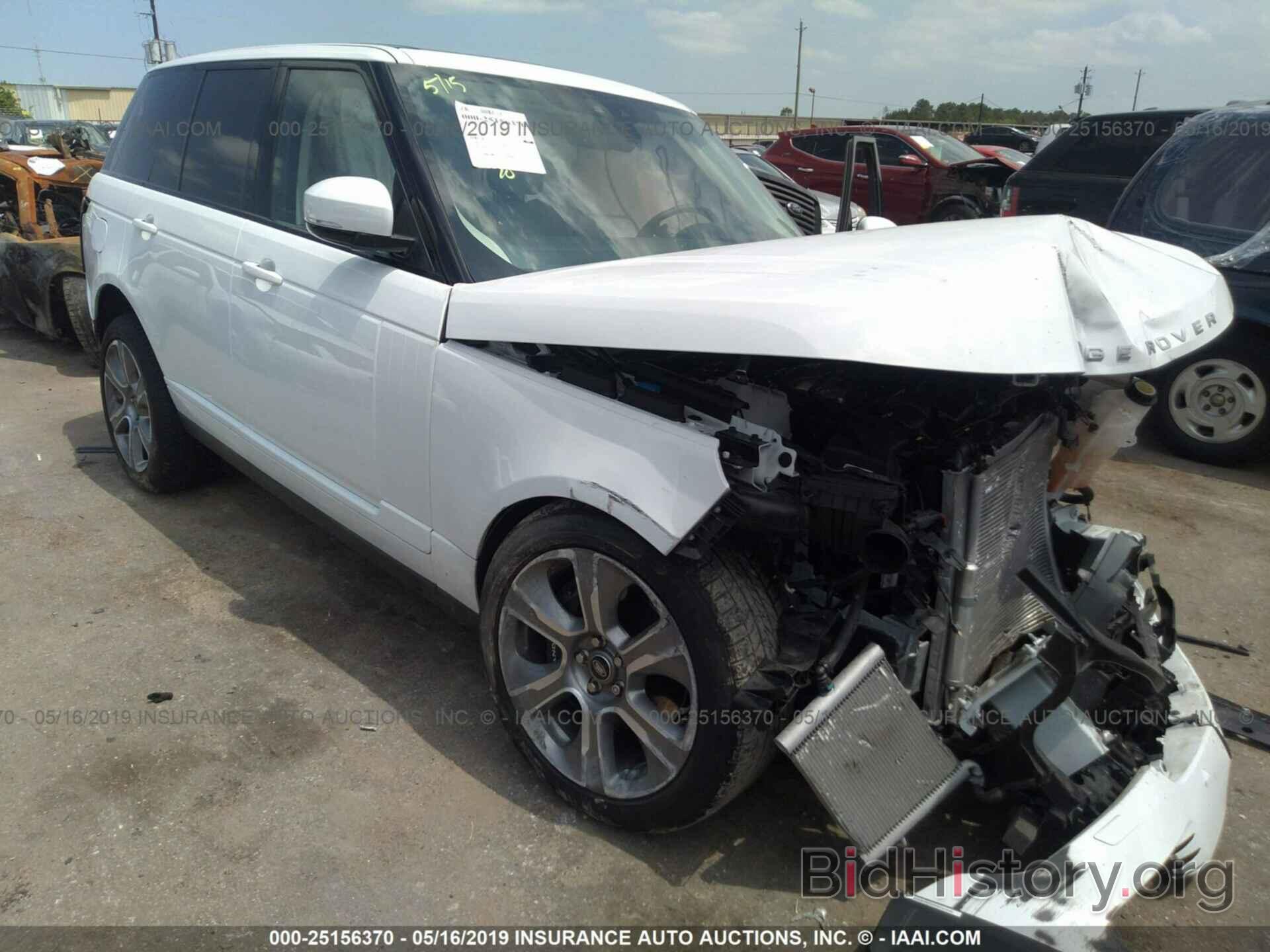 Photo SALGS2SV8JA392565 - LAND ROVER RANGE ROVER 2018